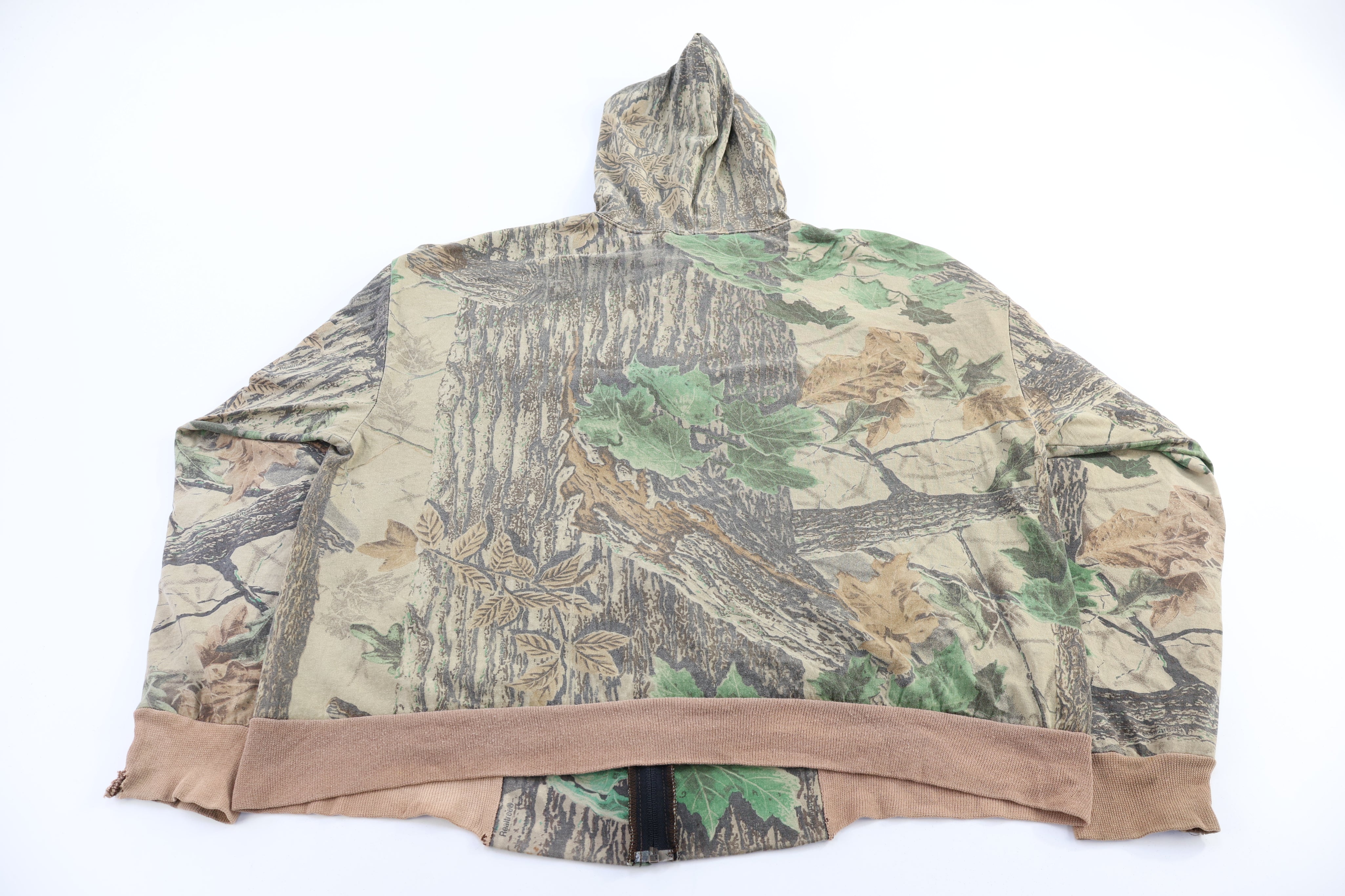 Vintage Camo Full Zip Hoodie