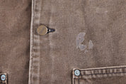 Carhartt Logo Patch Blanket Lined Chore Jacket