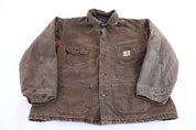 Carhartt Logo Patch Blanket Lined Chore Jacket
