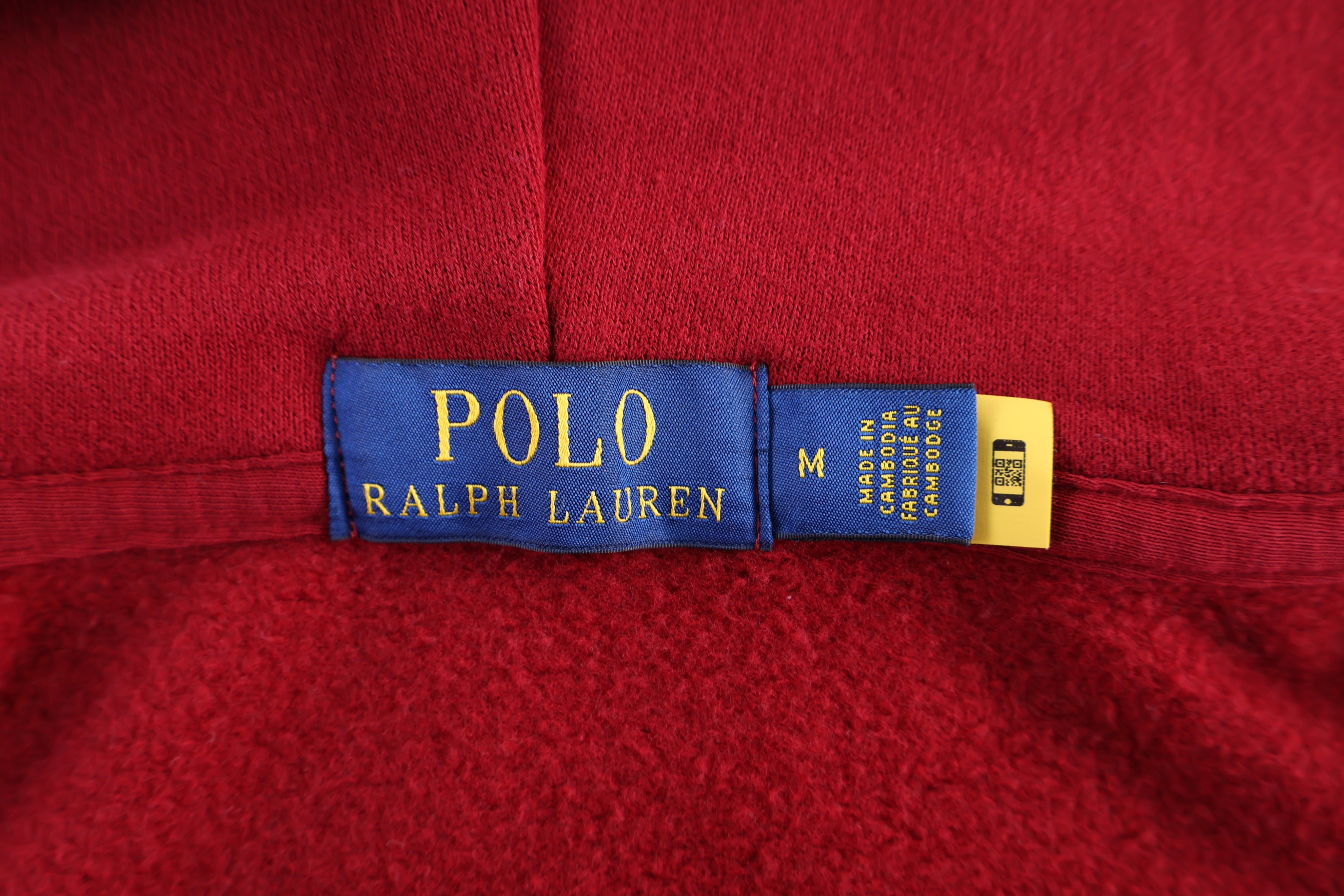 Polo Ralph Lauren Full Zip Red Hoodie