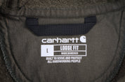 Carhartt Logo Patch Green Pullover Hoodie