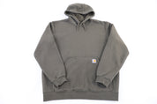 Carhartt Logo Patch Green Pullover Hoodie