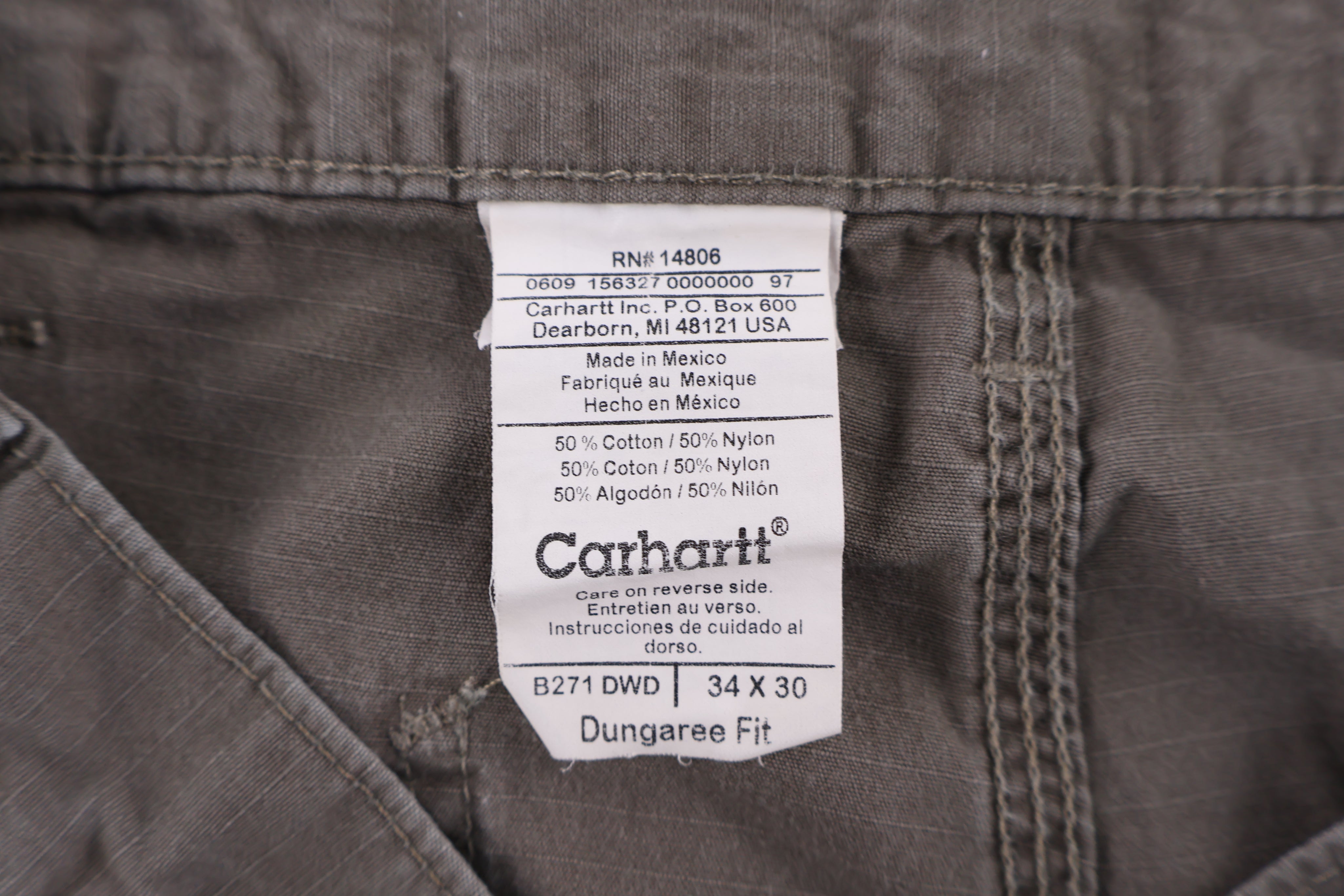 Carhartt Logo Patch Green Pants