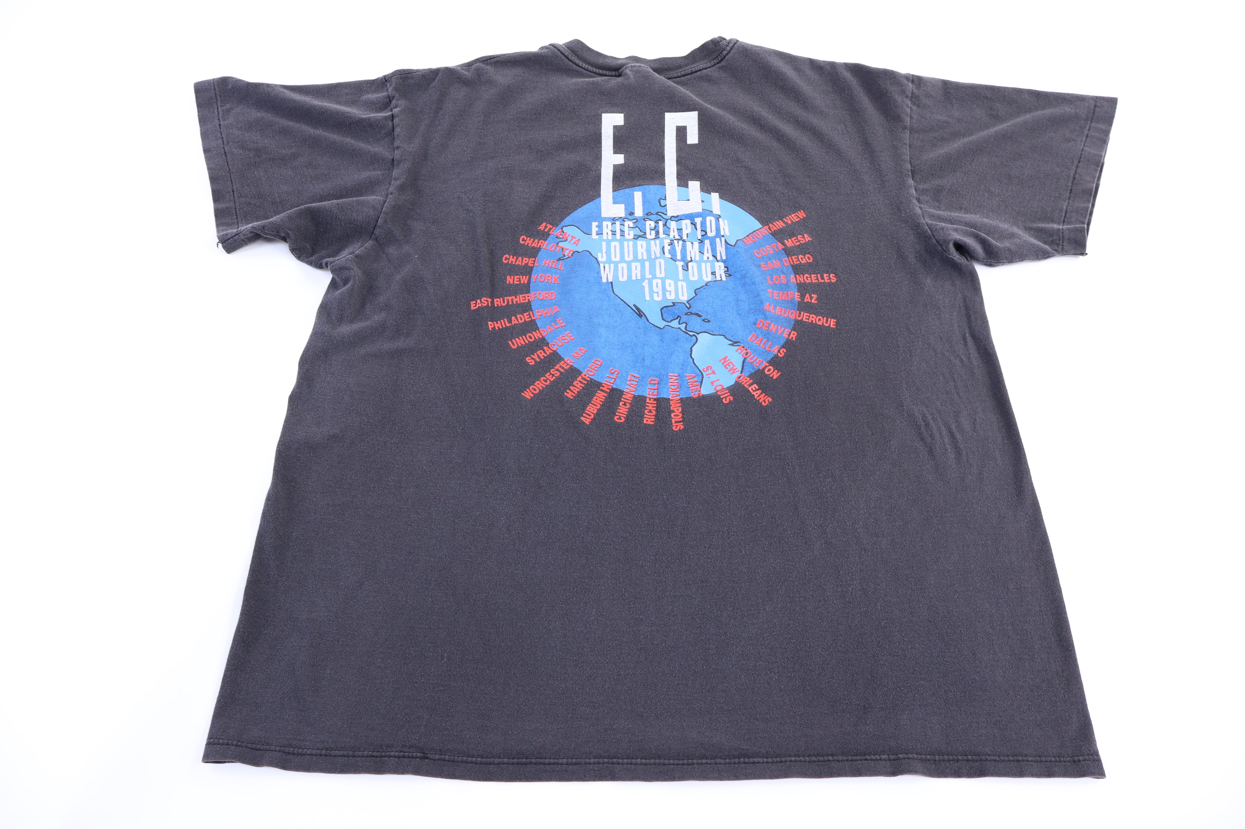 1990 Eric Clapton Journeyman Tour T-shirt