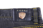 Y2K Coogi Embroidered Dark Wash Denim Shorts