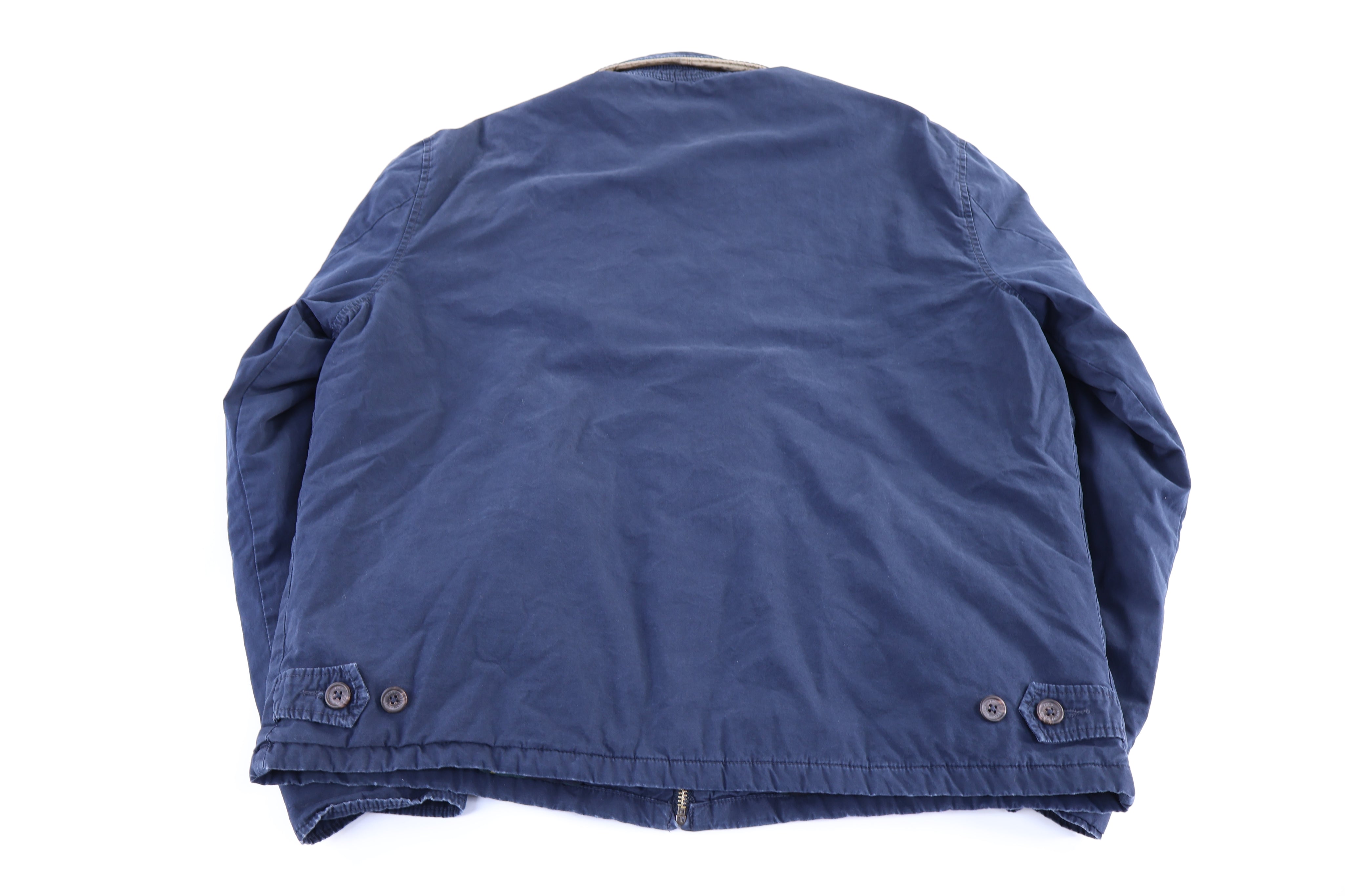 Polo Ralph Lauren Embroidered Logo Blue Full Zip Jacket