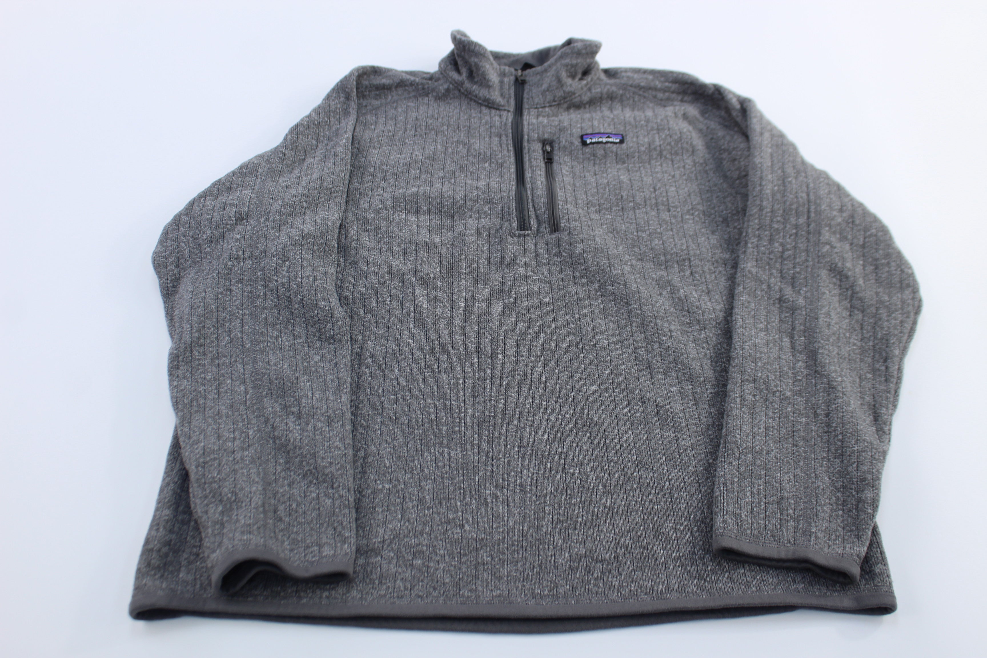 Patagonia Logo Patch Grey Pullover Jacket