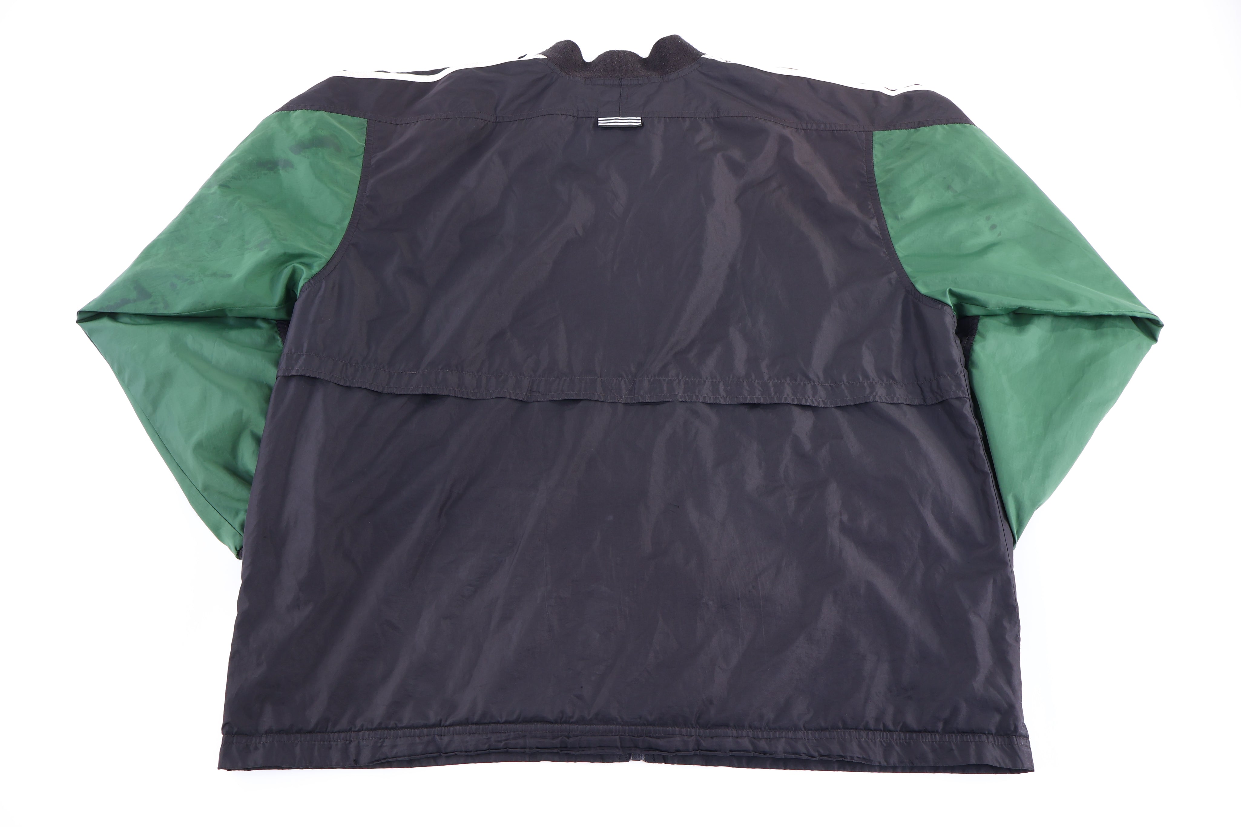 90's Adidas Embroidered Logo Multicolor Full Zip Windbreaker