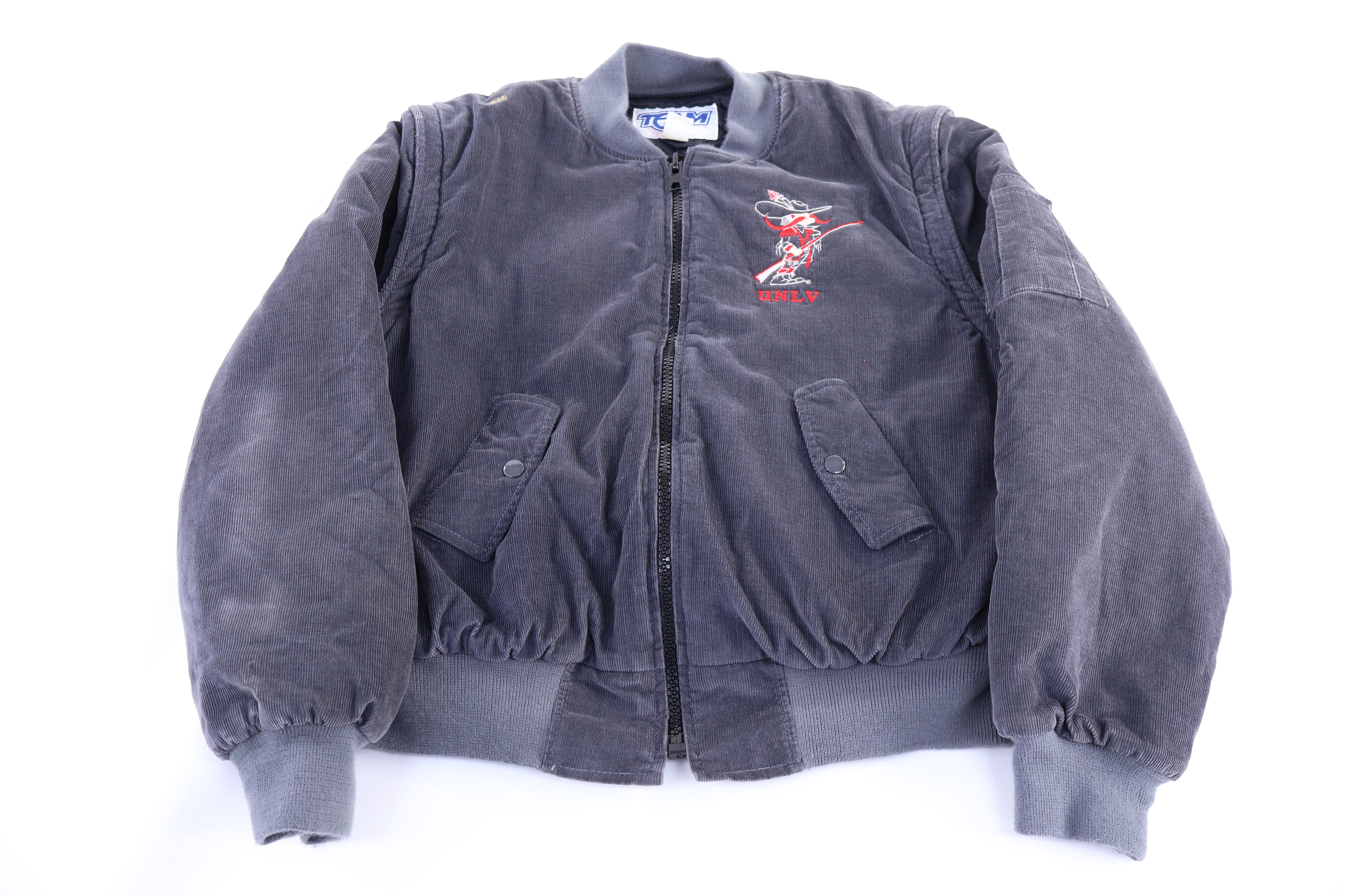 90's University of Las Vegas Nevada Corduroy Bomber Jacket