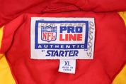 Vintage Pro Line Kansas City Chiefs Football Puffer Jacket