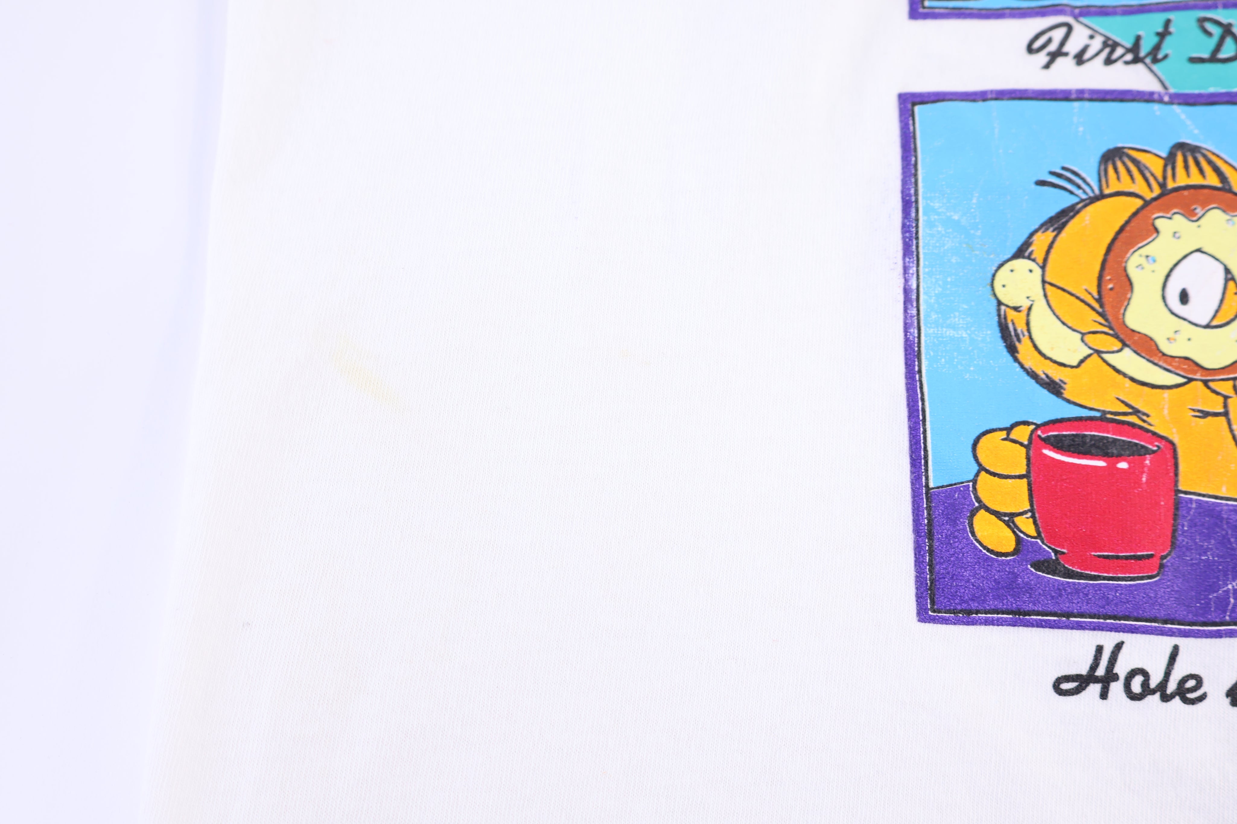 90's Garfield Great Moments In Coffee T-shirt