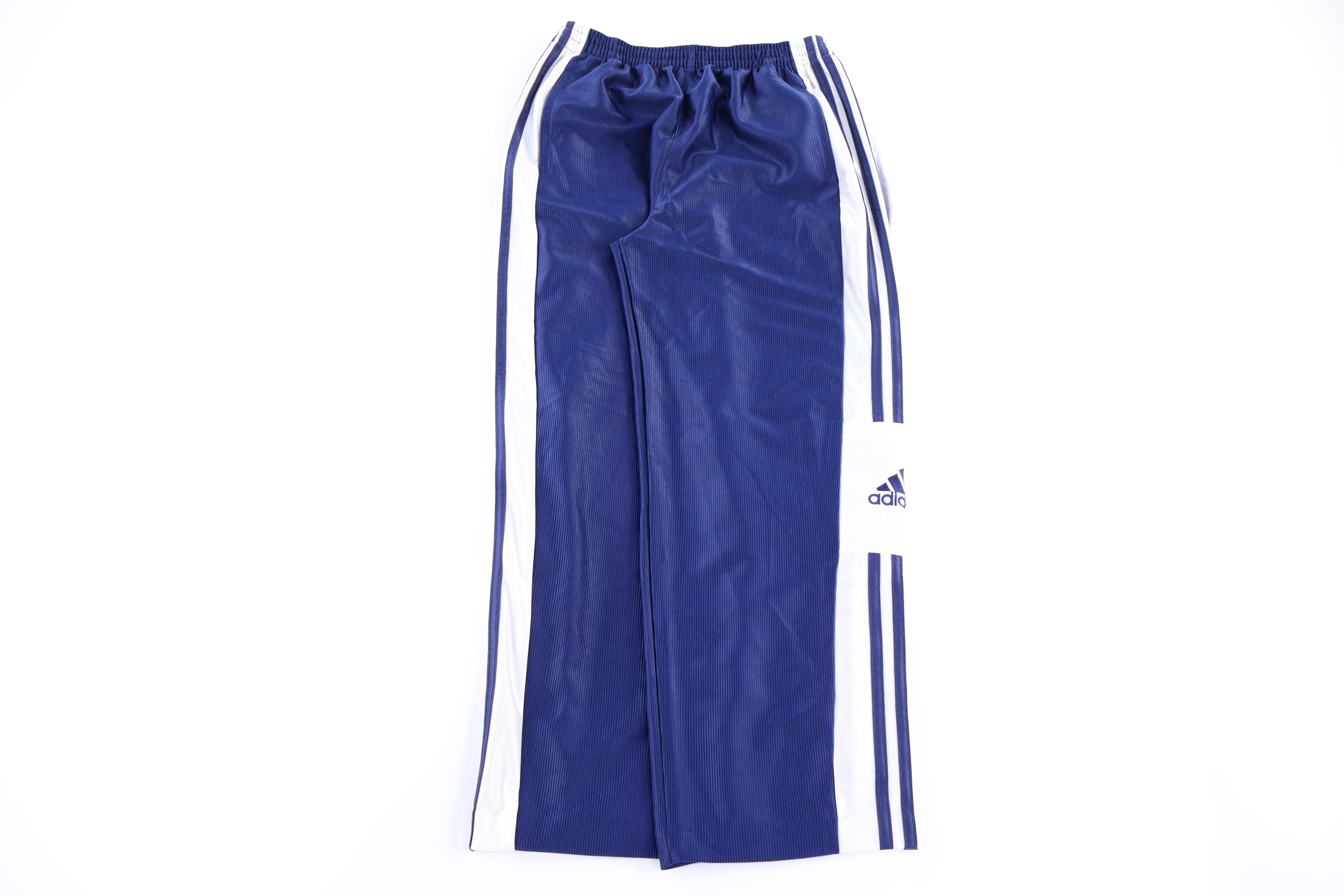 90's Adidas Embroidered Logo Blue & White Pants