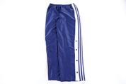 90's Adidas Embroidered Logo Blue & White Pants