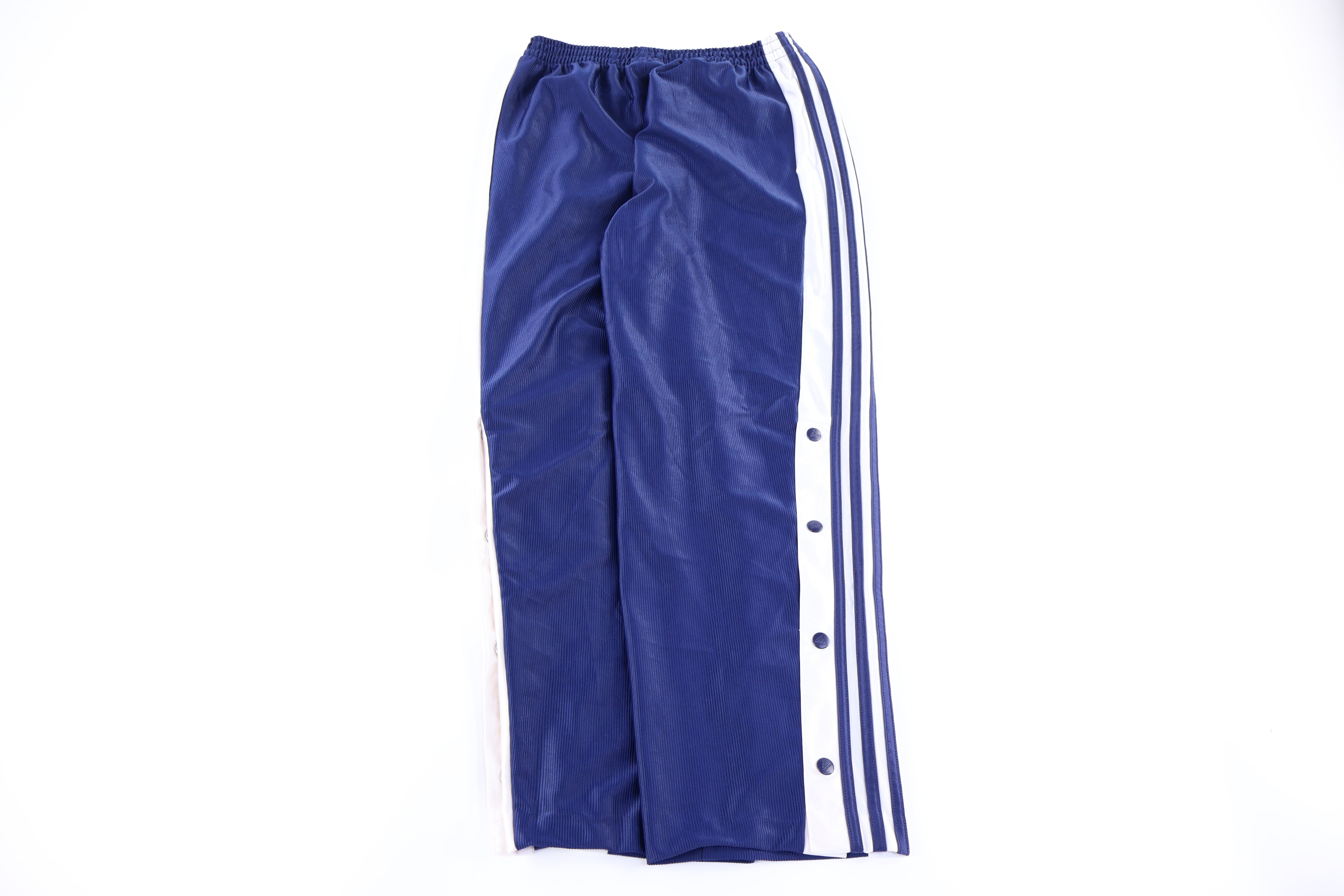 90's Adidas Embroidered Logo Blue & White Pants