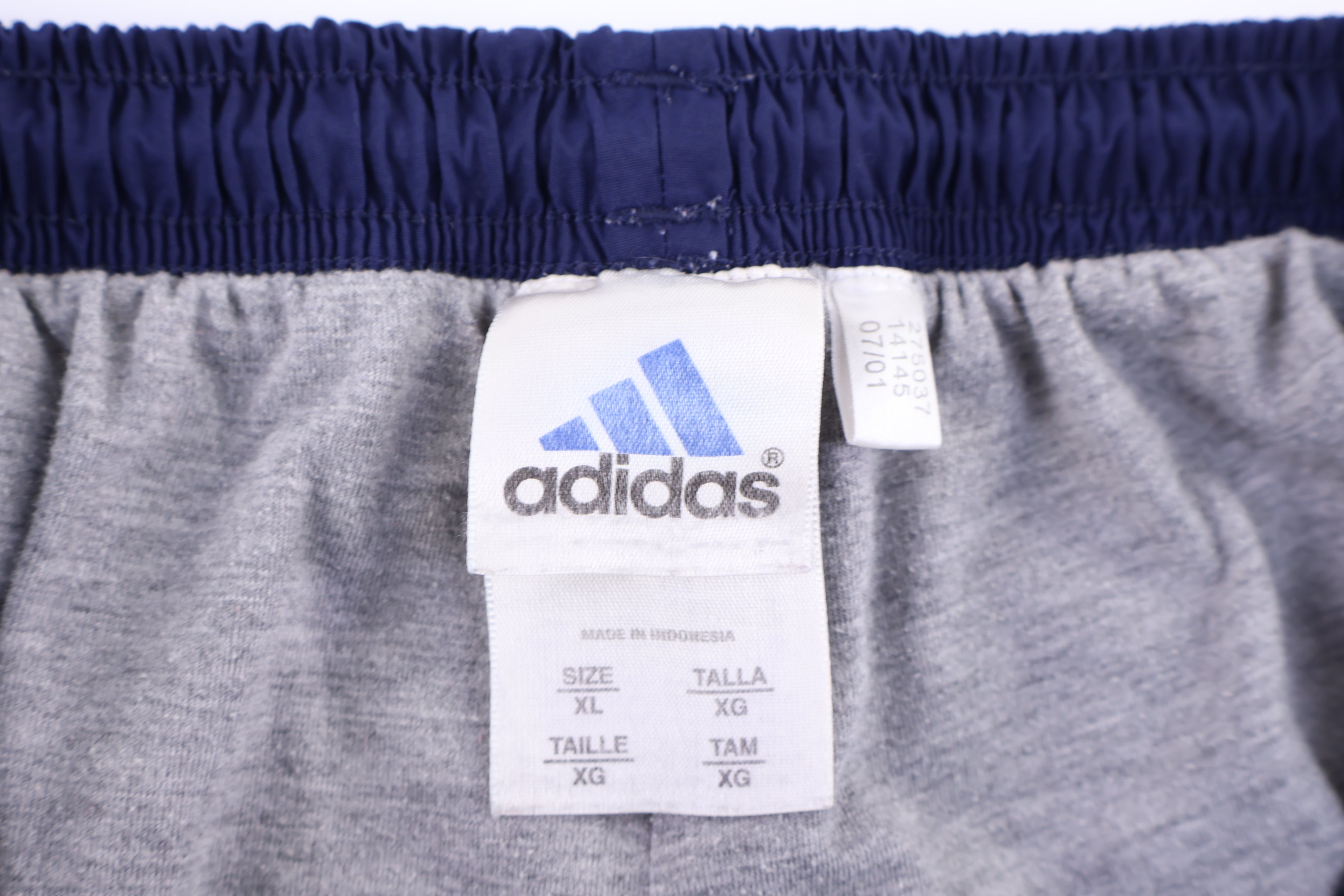 Vintage Adidas Embroidered Logo Blue Track Pants