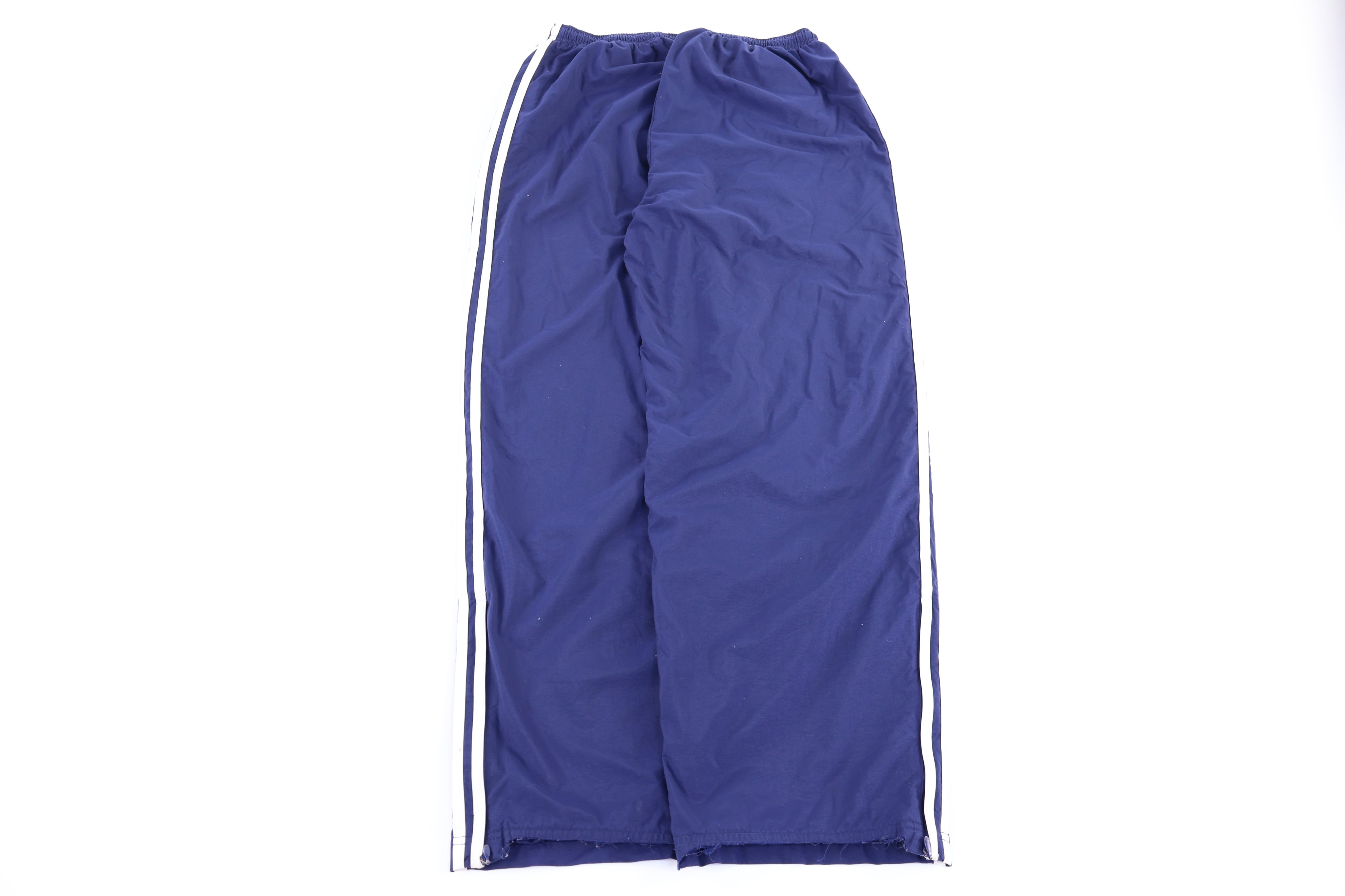 Vintage Adidas Embroidered Logo Blue Track Pants
