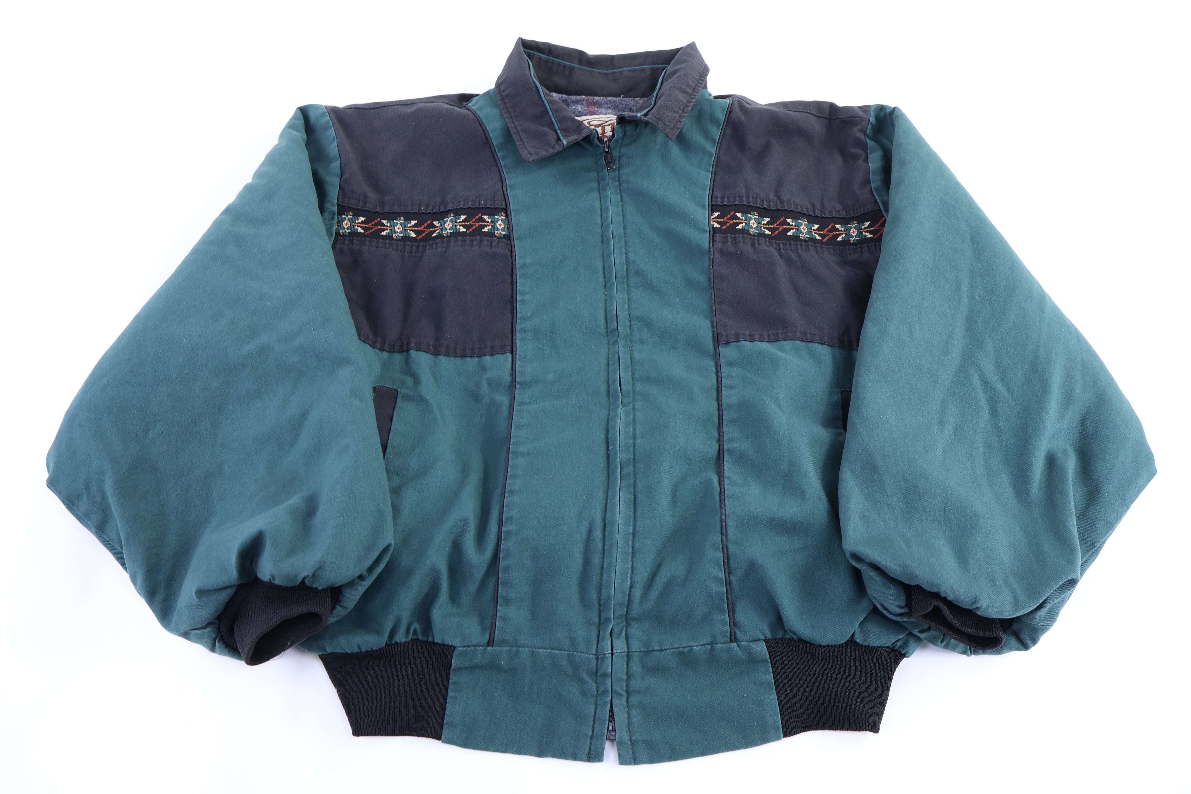 90's Western Frontier Blanket Lined Full Zip Jacket