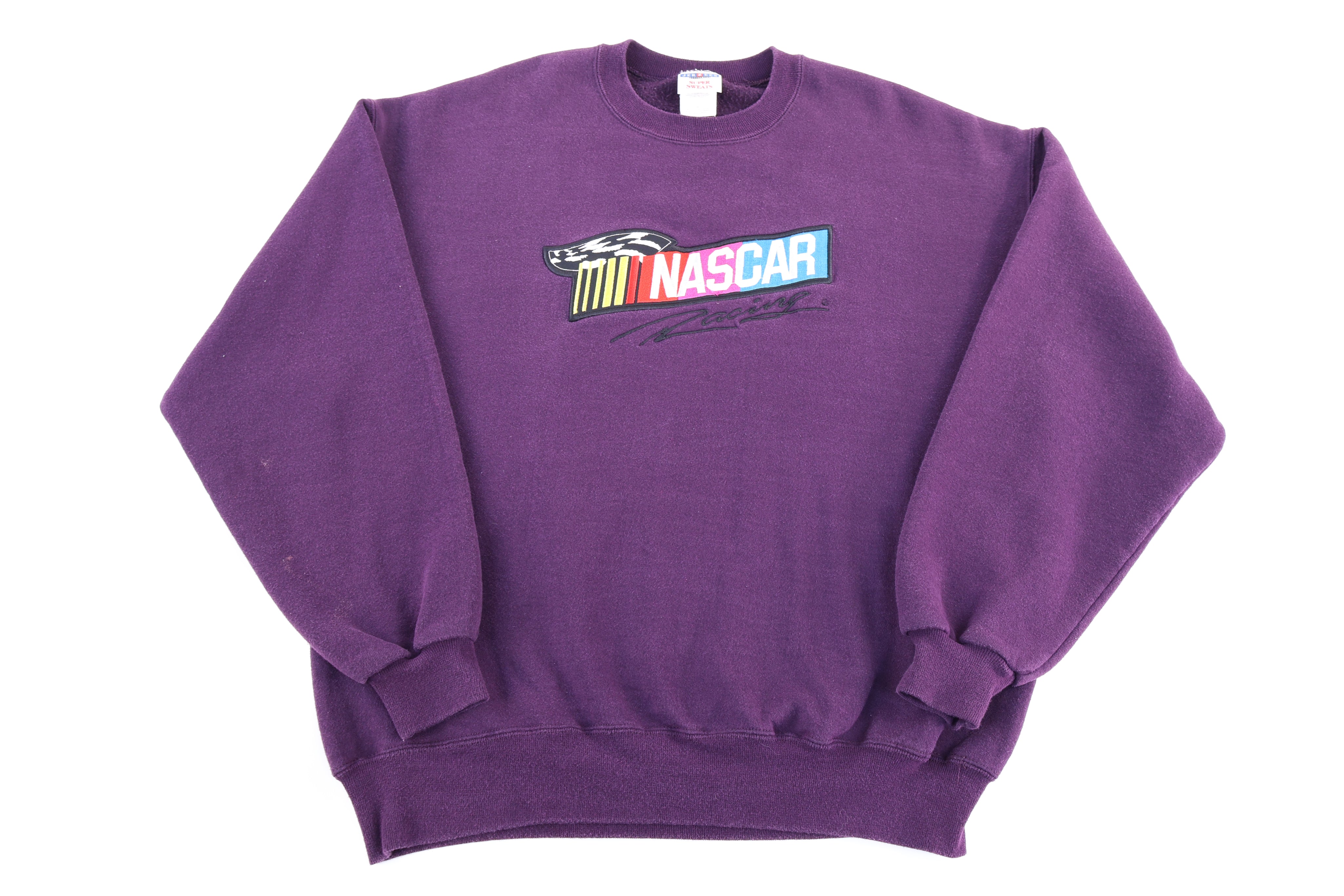 90's Nascar Racing Embroidered Sweatshirt