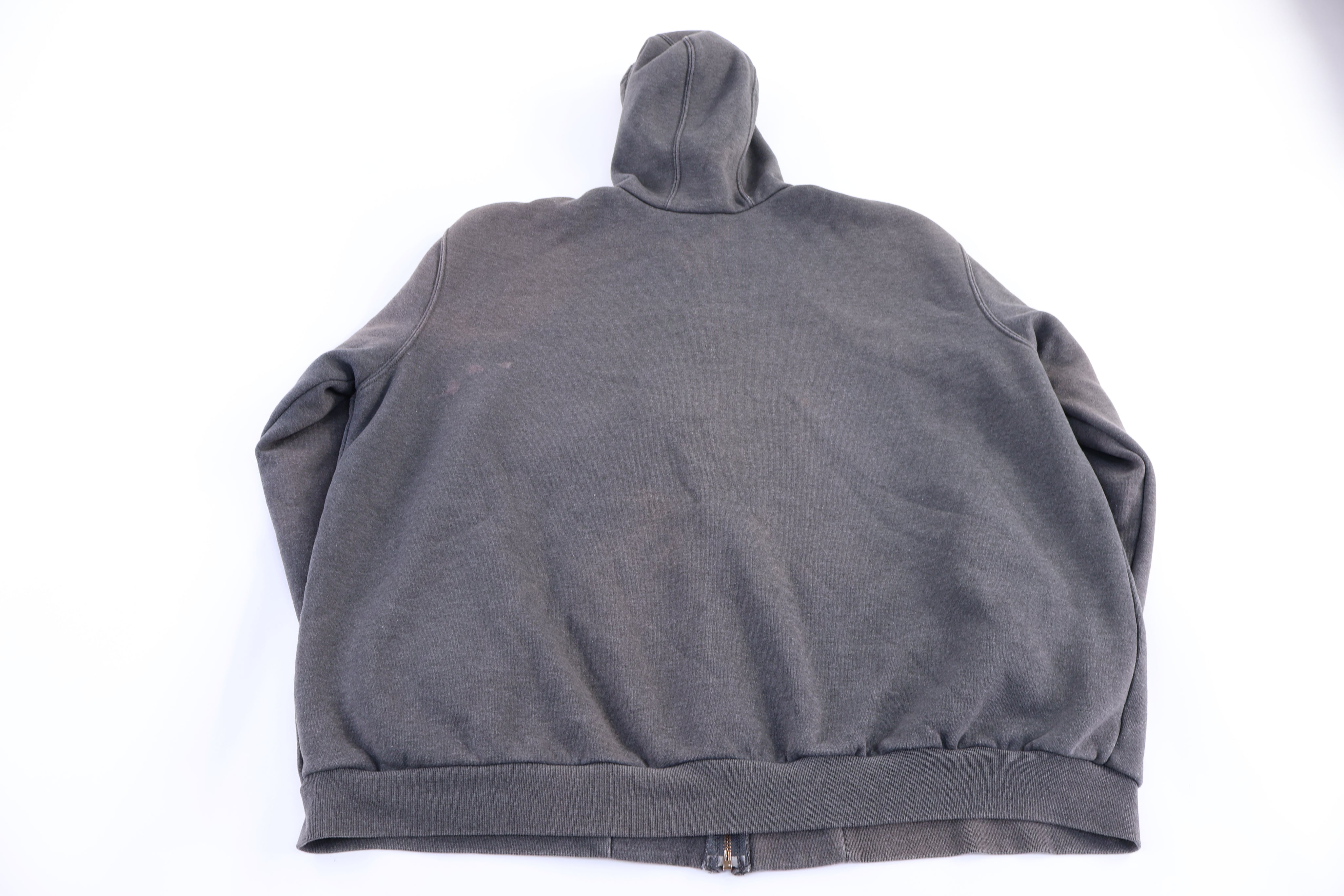 Carhartt Logo Patch Grey Full Zip Jacket
