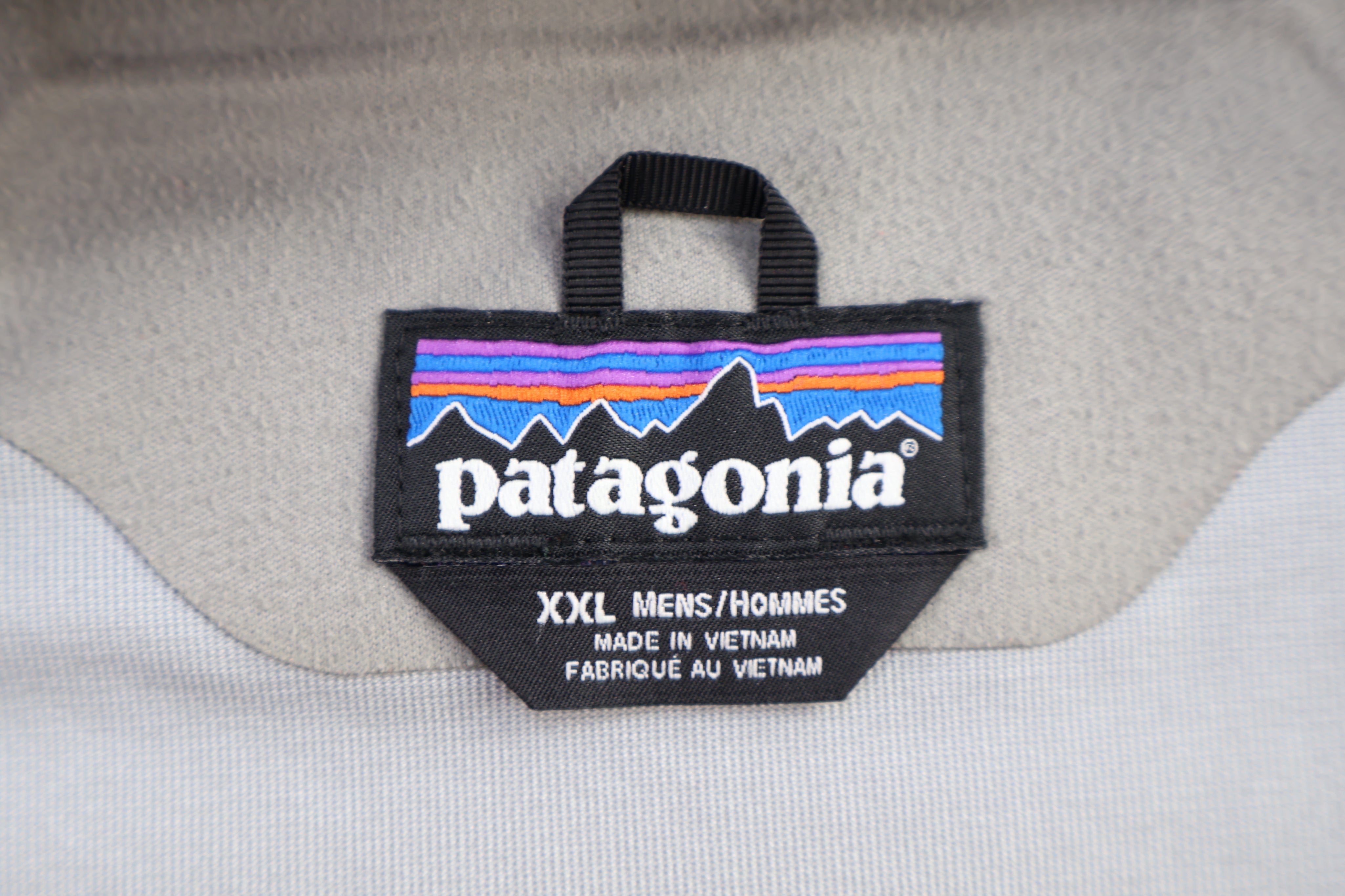 Patagonia Logo Patch Blue & Red Full Zip Jacket
