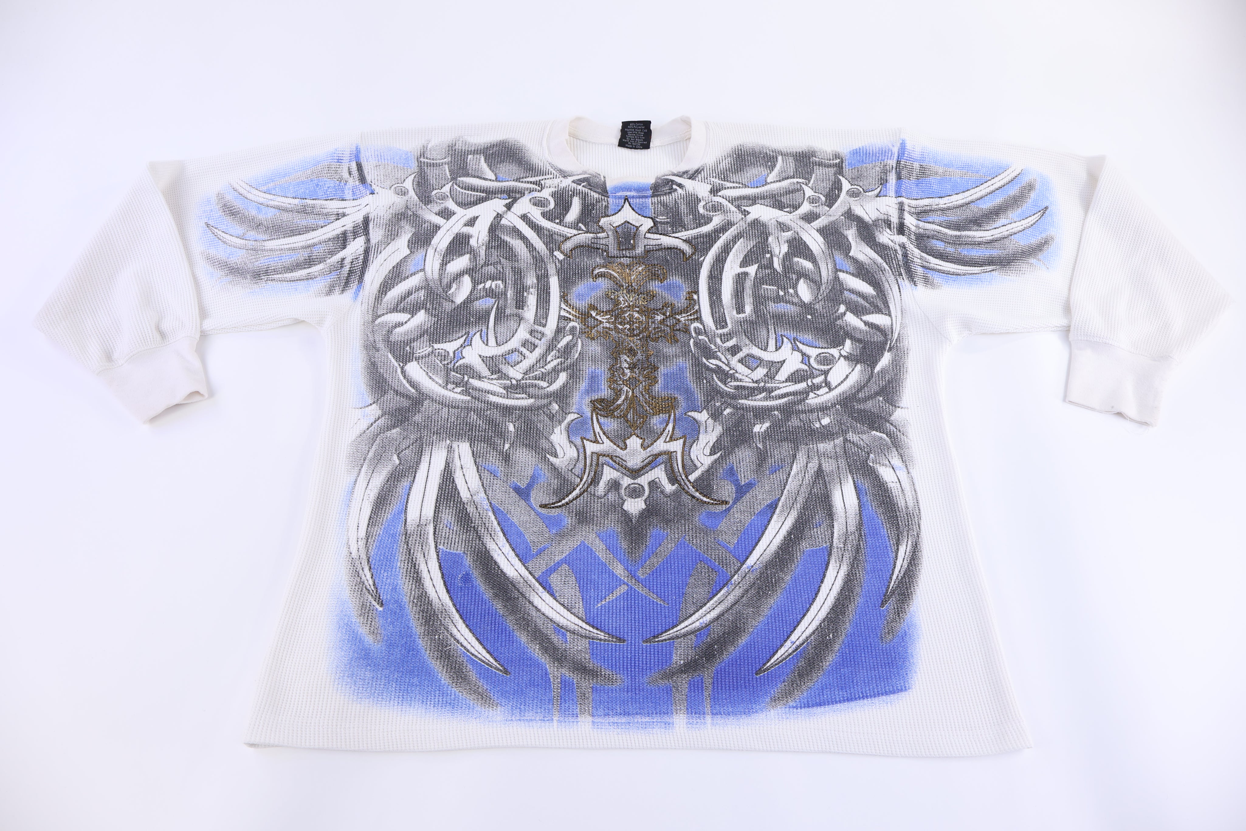 Y2K Grunge Graphic Thermal LS T-shirt