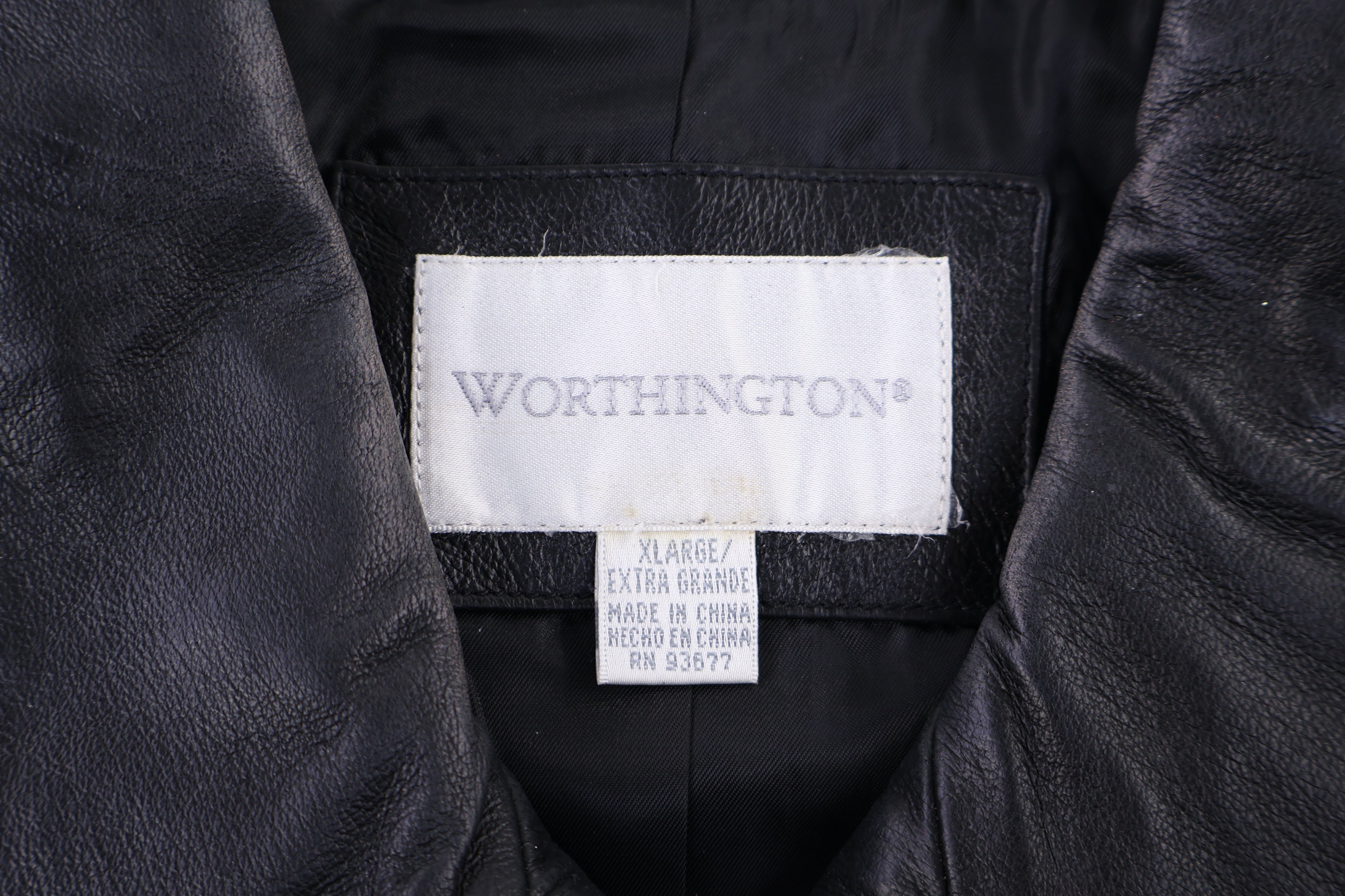 Women's Worthington Black Leather Jacket