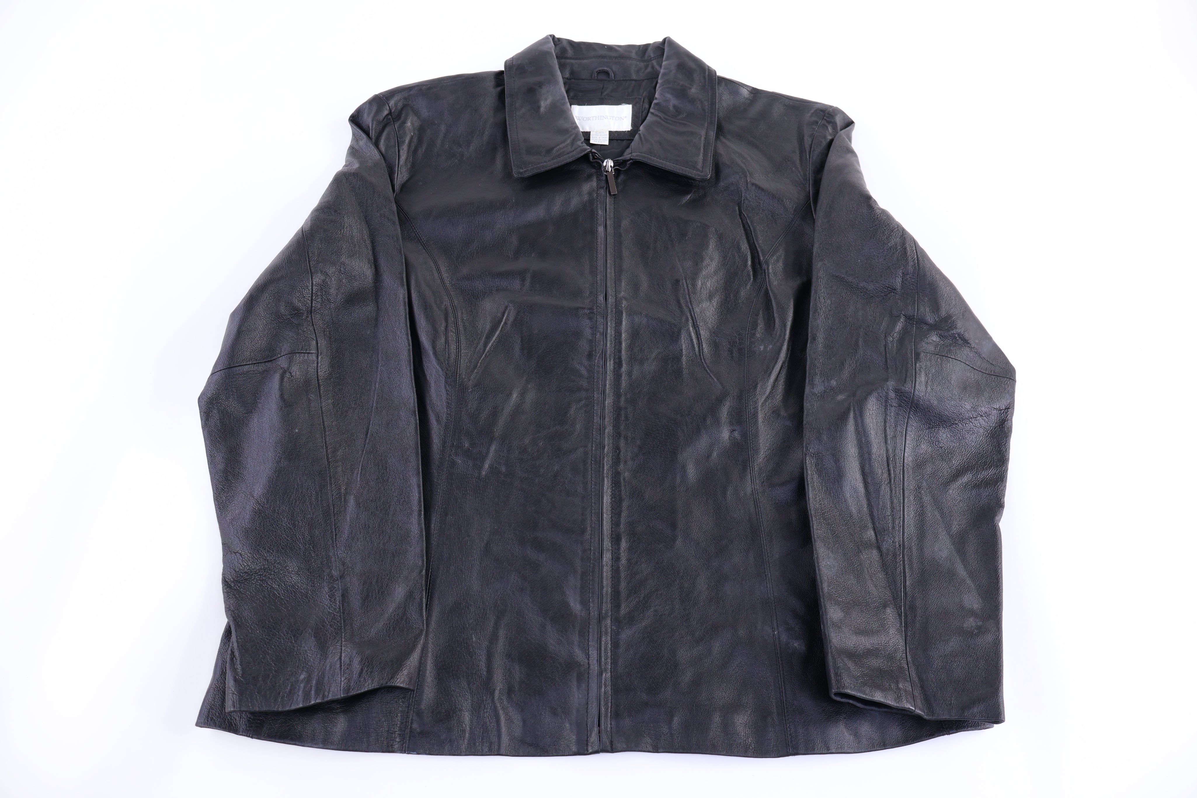 Women's Worthington Black Leather Jacket