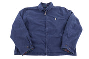Polo Ralph Lauren Embroidered Logo Blue Full Zip Jacket