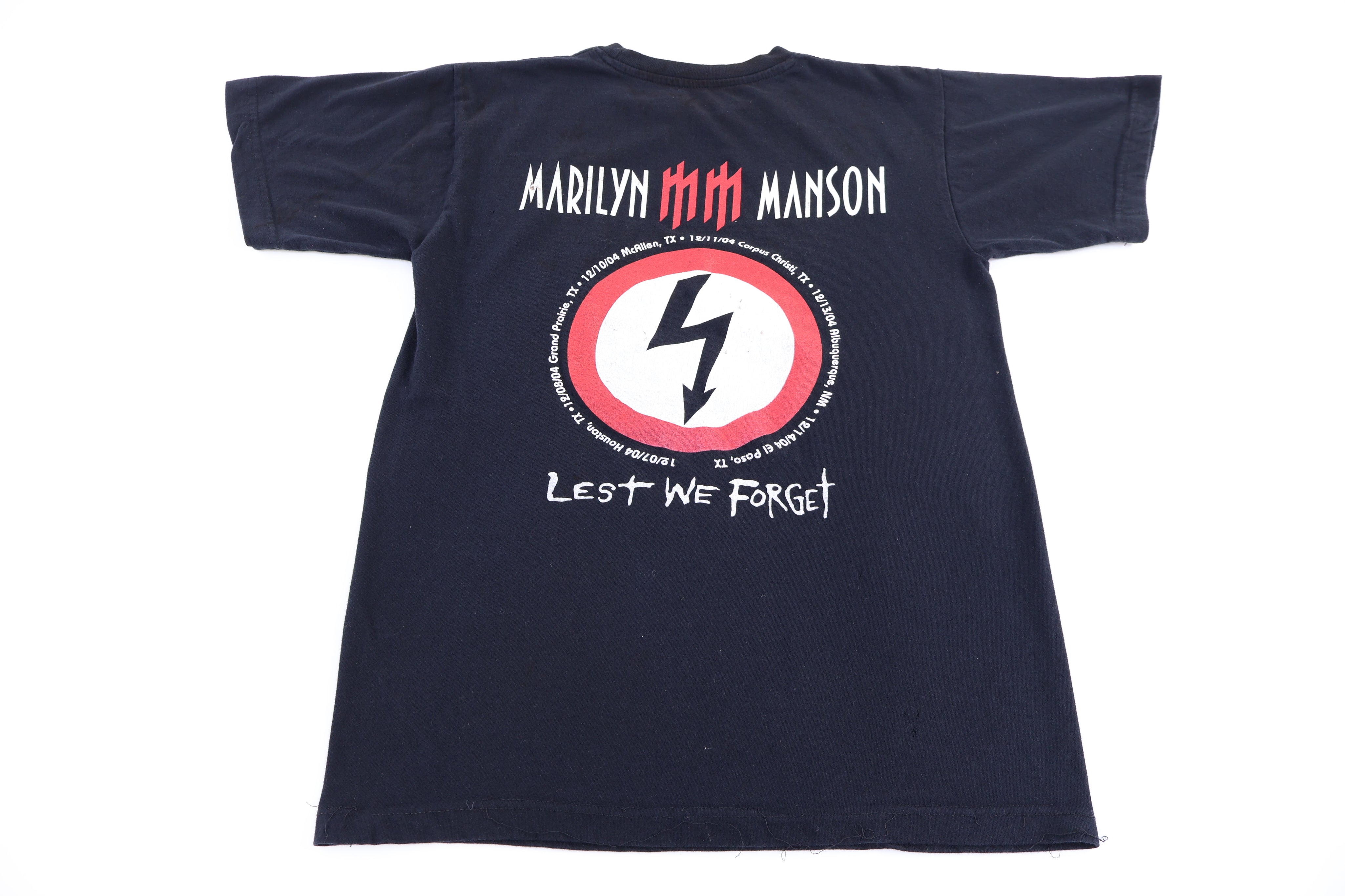 Marilyn Manson Lest We Forget Graphic T-shirt