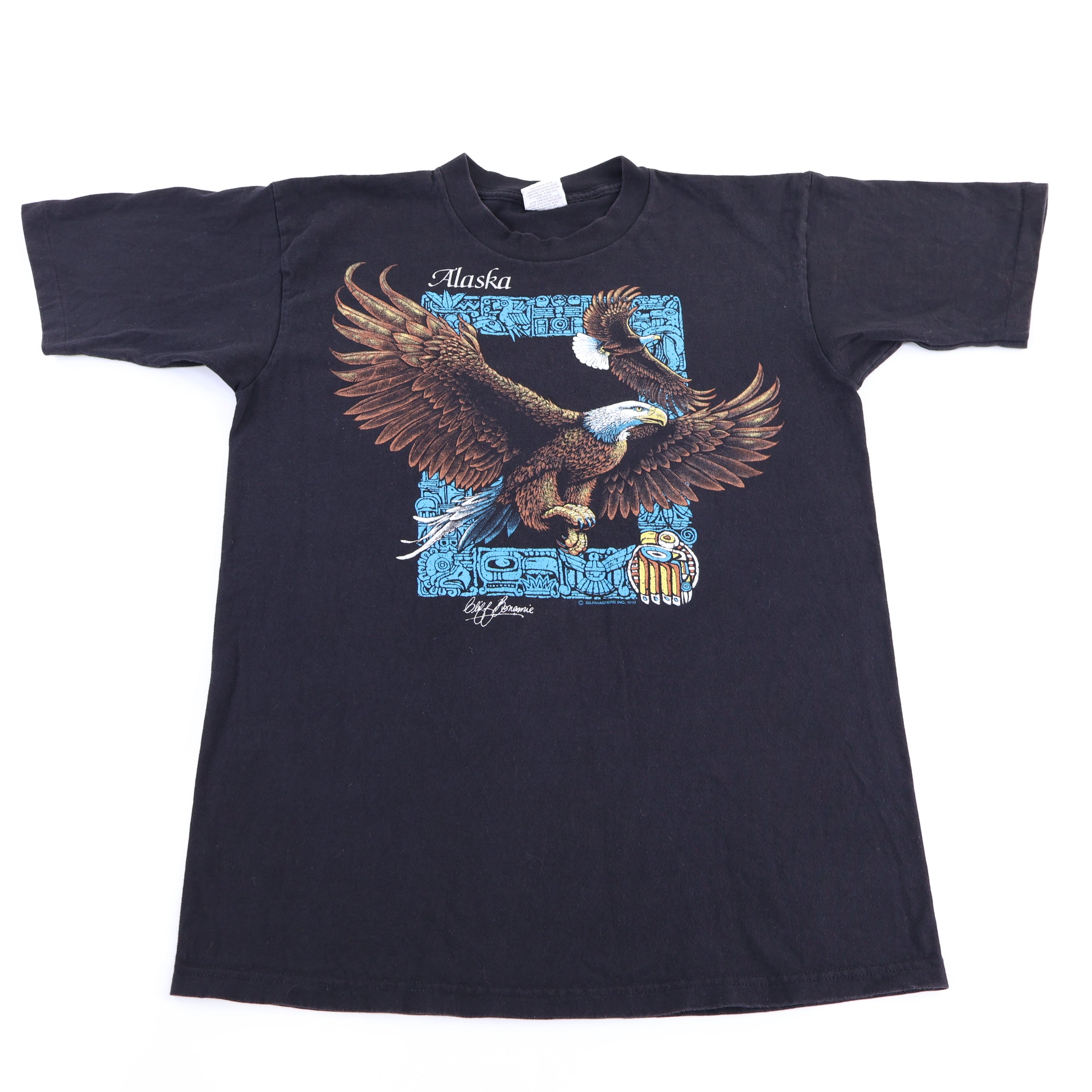 90's Alaska Eagles Soaring Graphic T-shirt