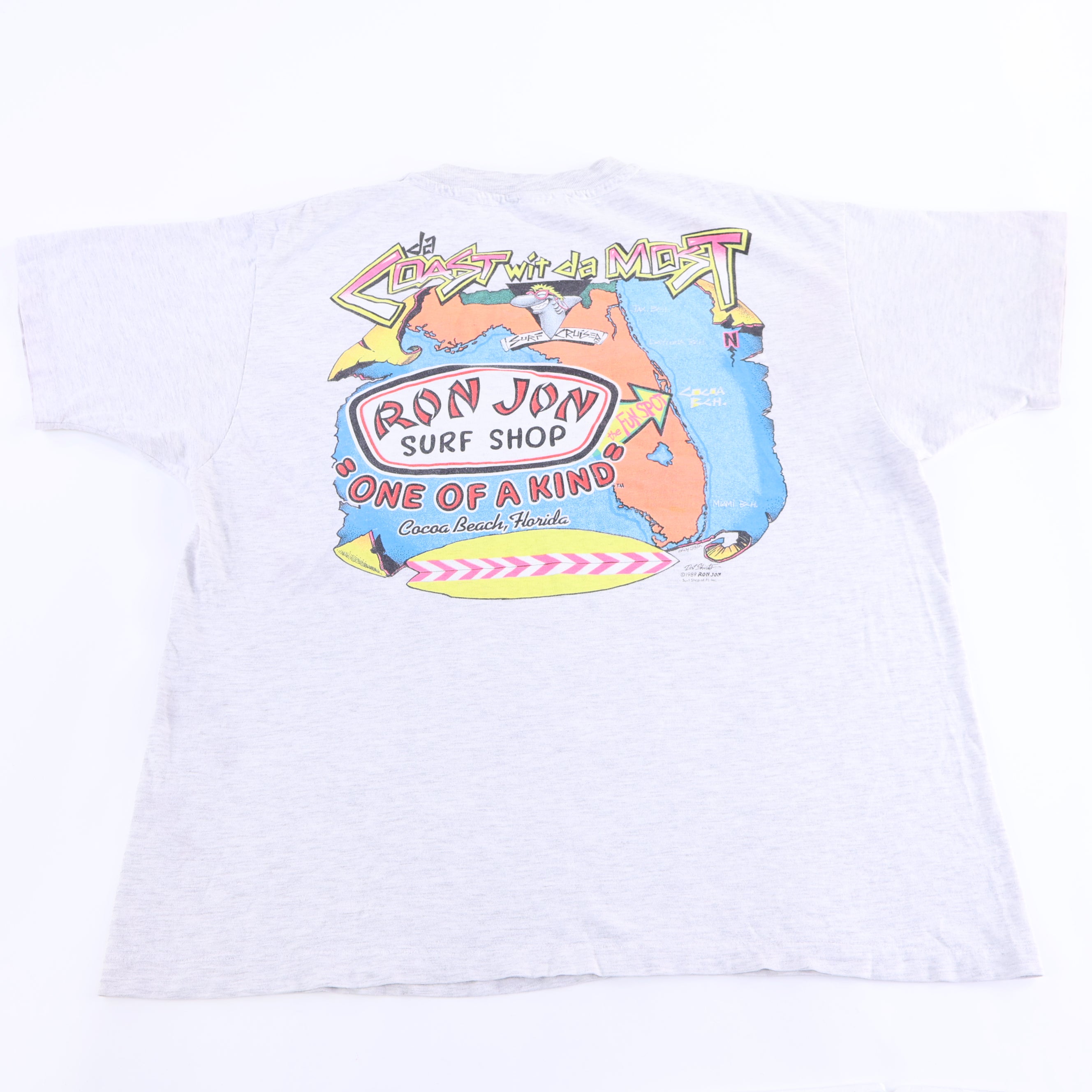 1989 Ron Jon Surf Shop Graphic T-shirt