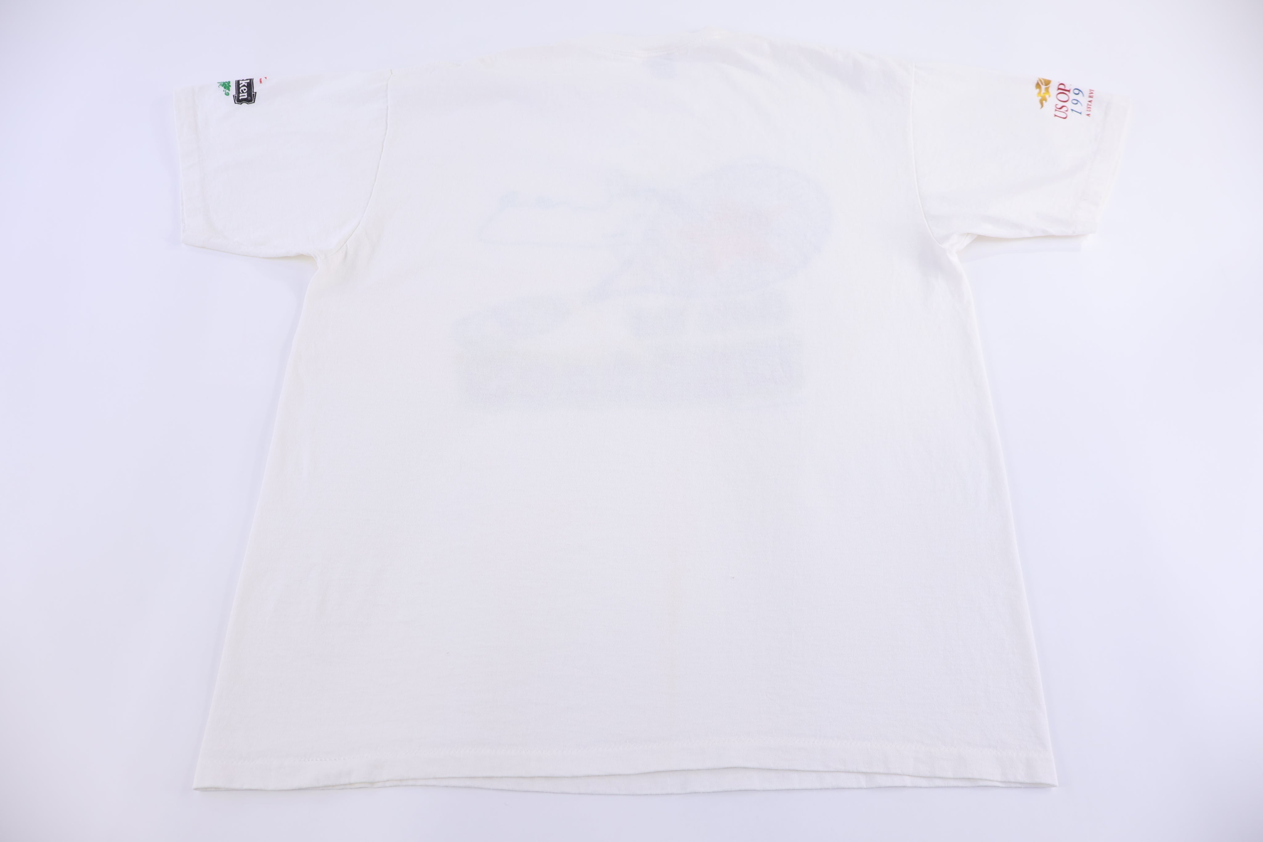 90's Heineken Tennis Art Graphic T-shirt
