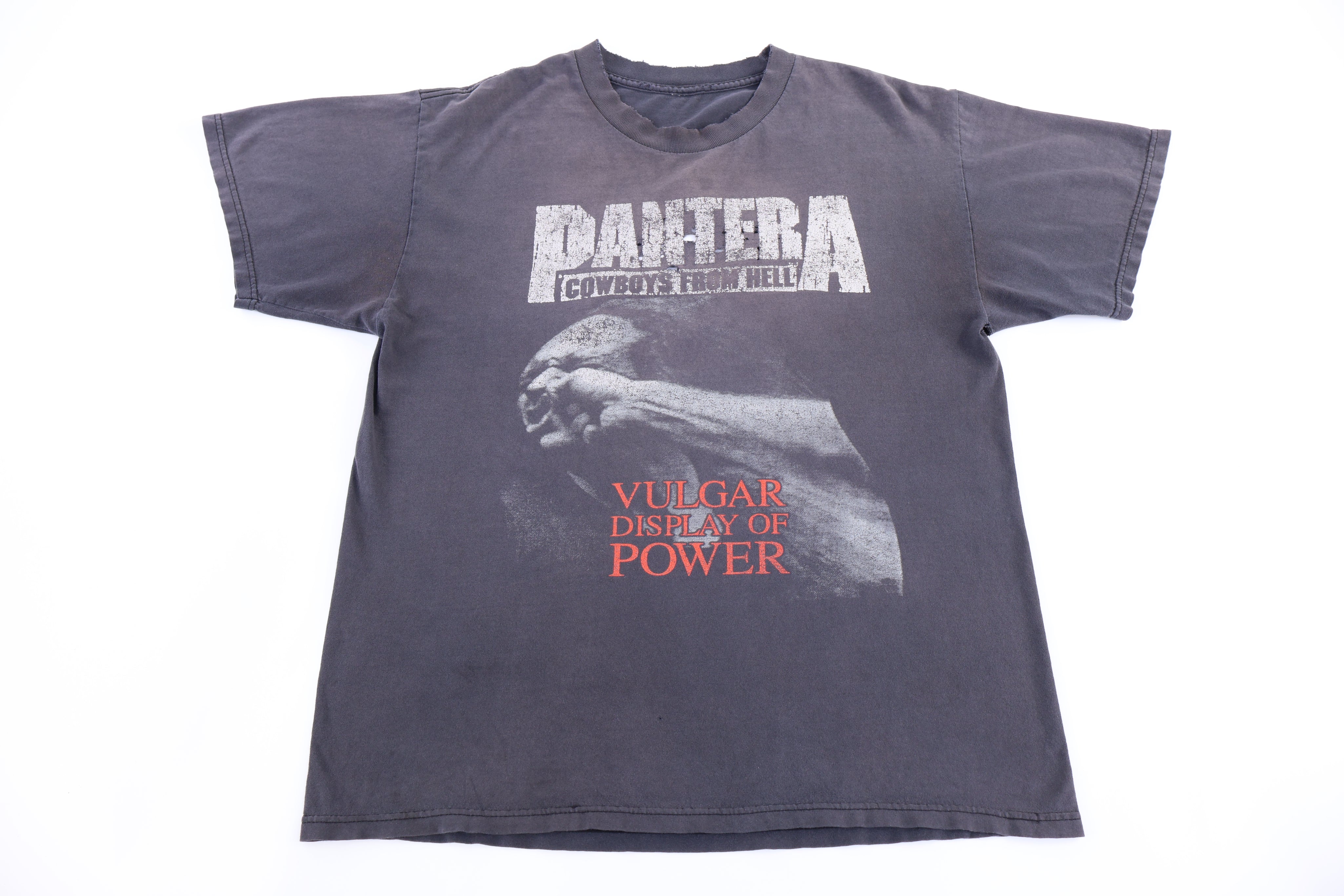 Vintage Pantera Vulgar Display of Power Thrashed T-shirt