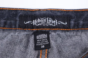 Y2K Urban Label Dark Wash Denim Shorts