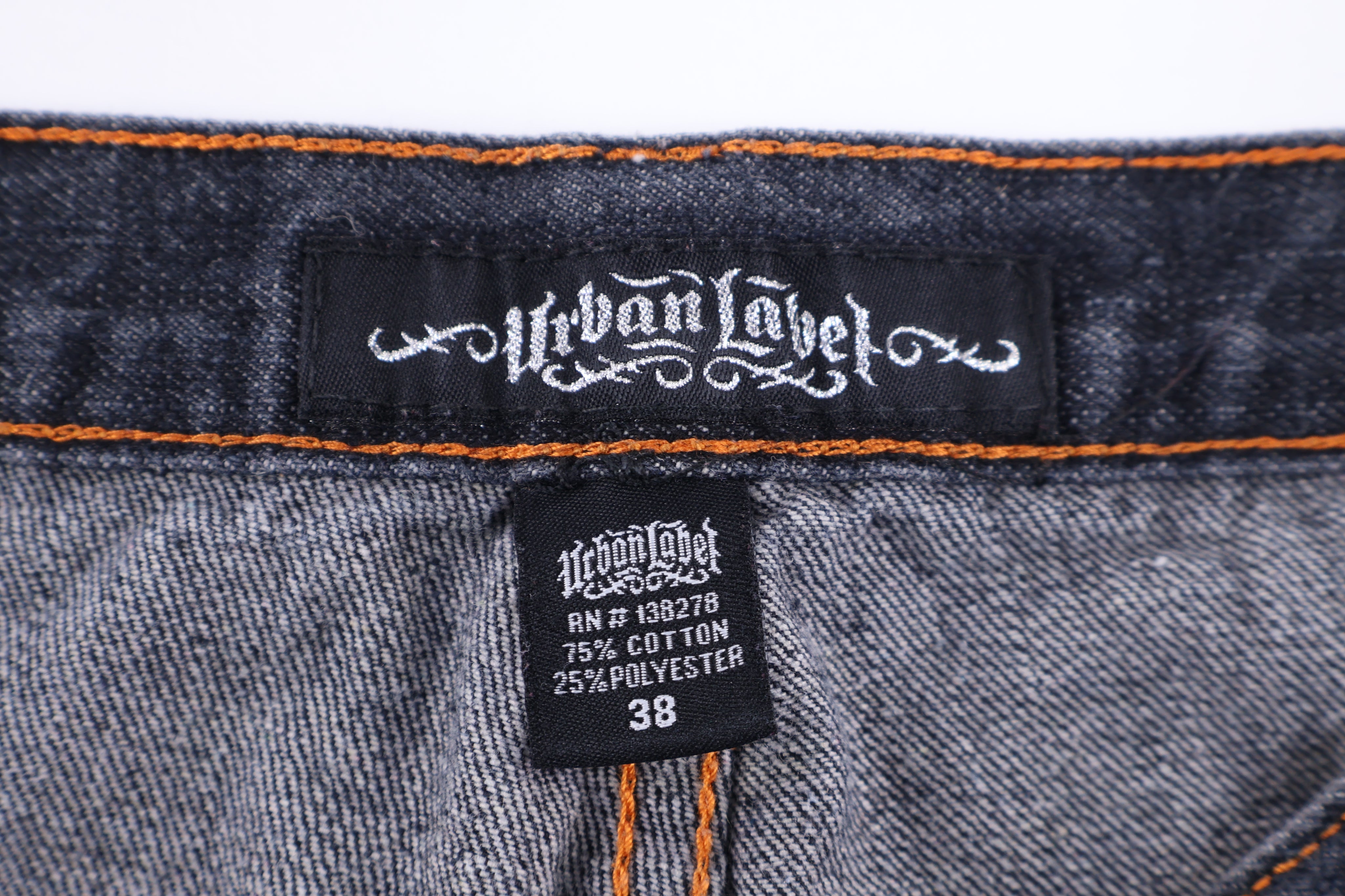 Y2K Urban Label Dark Wash Denim Shorts