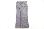 Carhartt Logo Patch Grey Relaxed Fit Pants