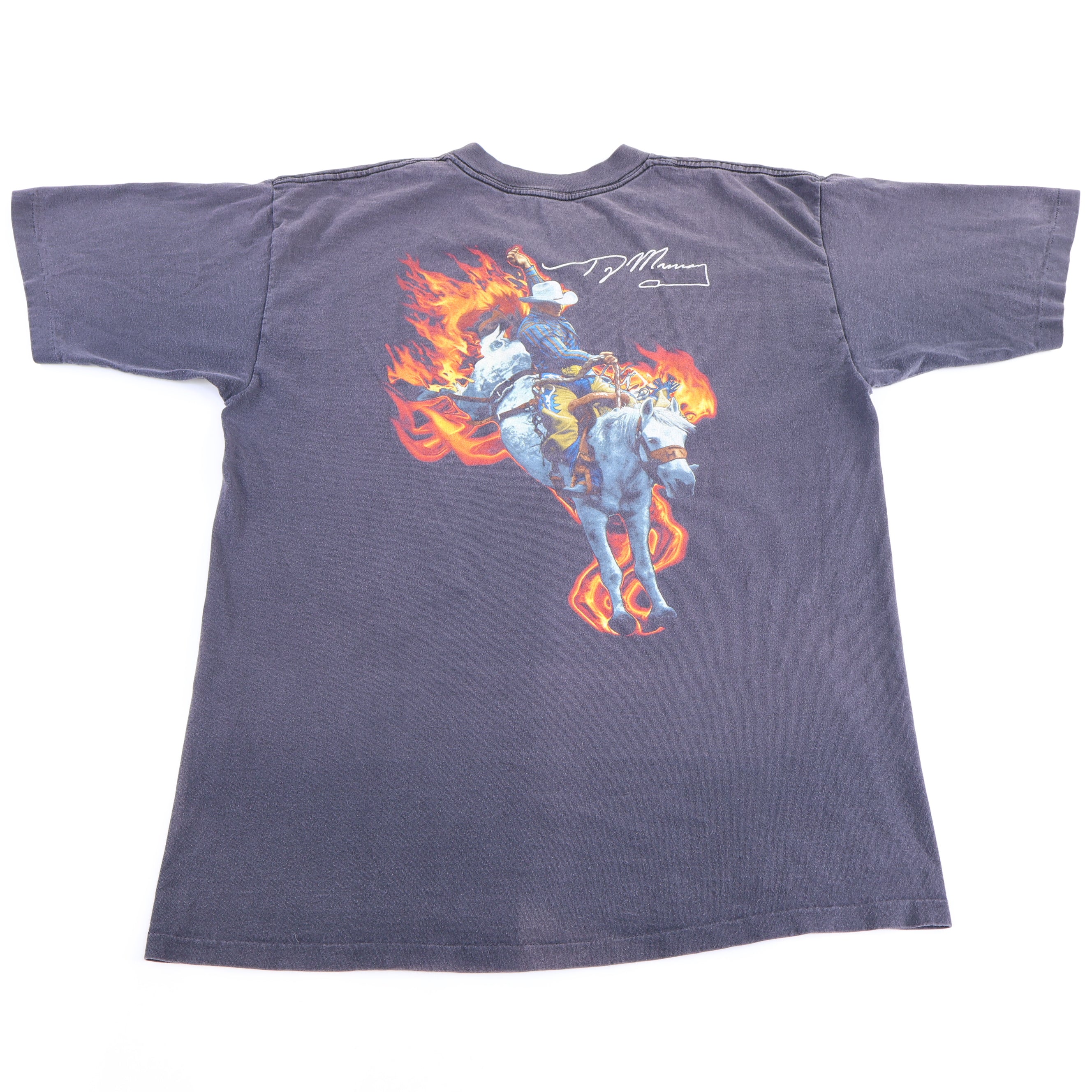90's Wrangler Flames Graphic T-shirt