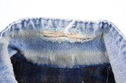Carhartt Logo Patch Blanket Lined Denim Jacket