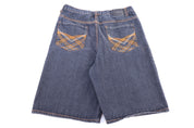 Y2K Urban Label Dark Wash Denim Shorts