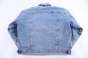 Carhartt Logo Patch Blanket Lined Denim Jacket