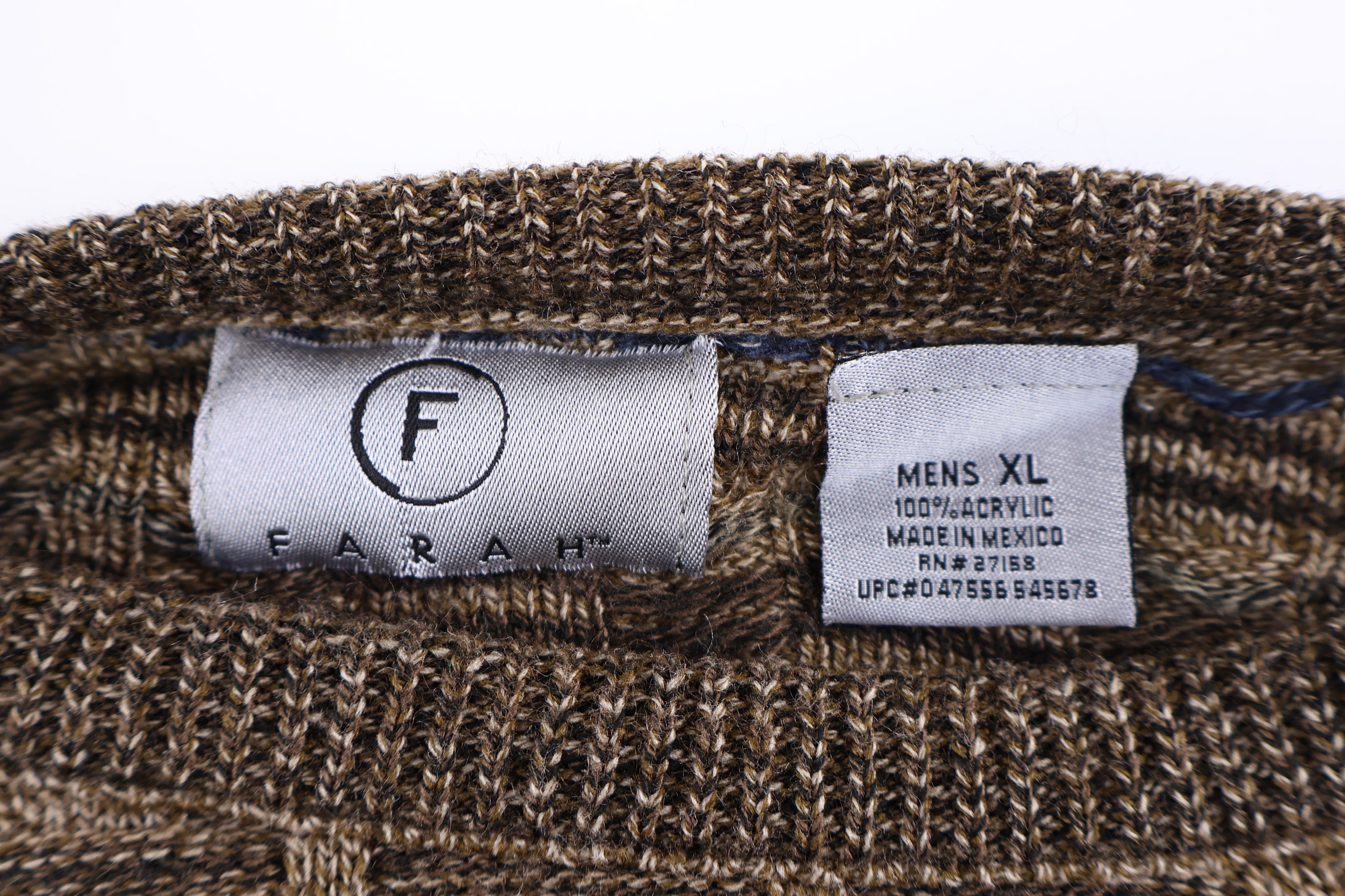 Vintage Farah Multipattern Knit Sweater