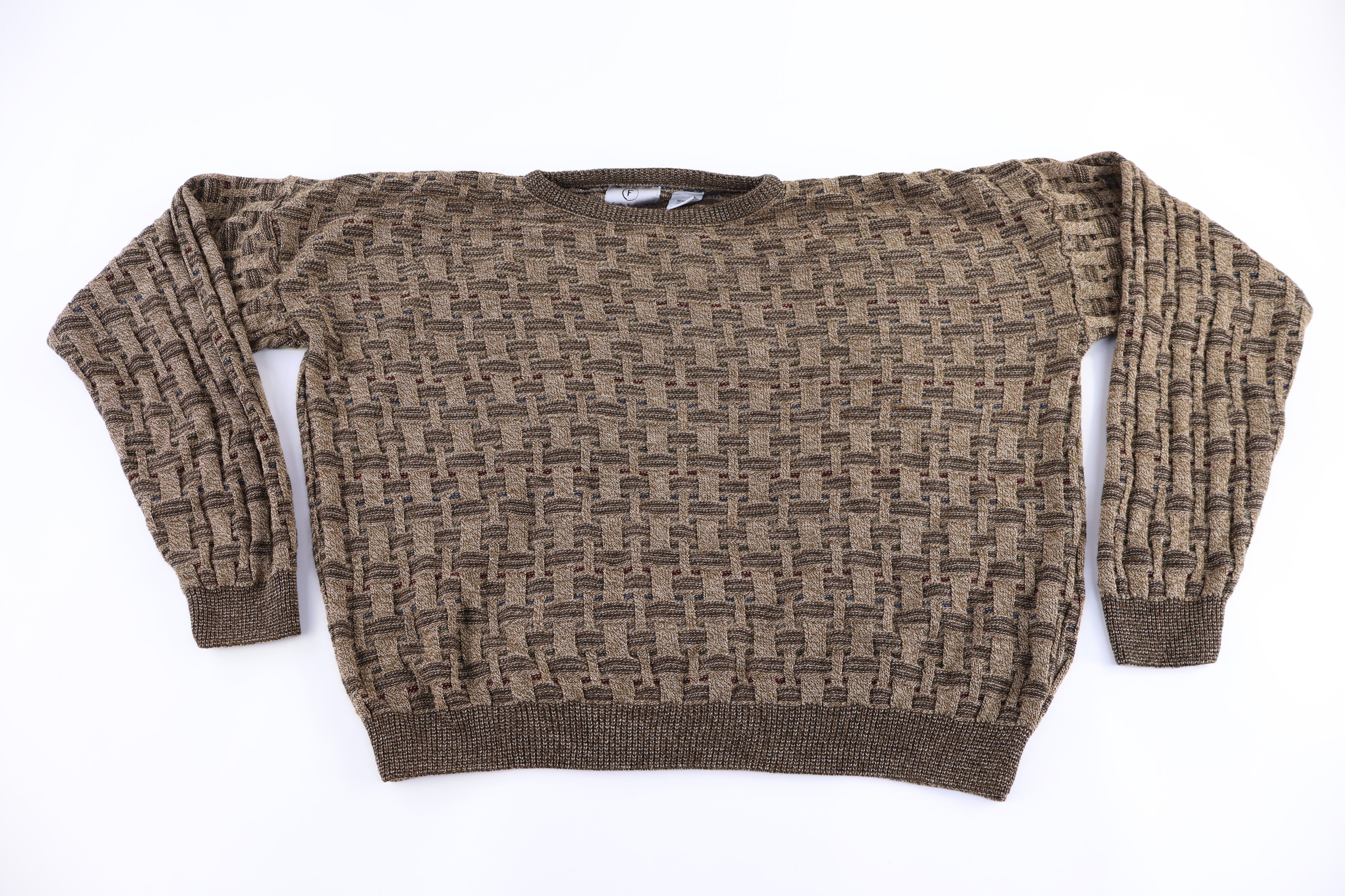 Vintage Farah Multipattern Knit Sweater