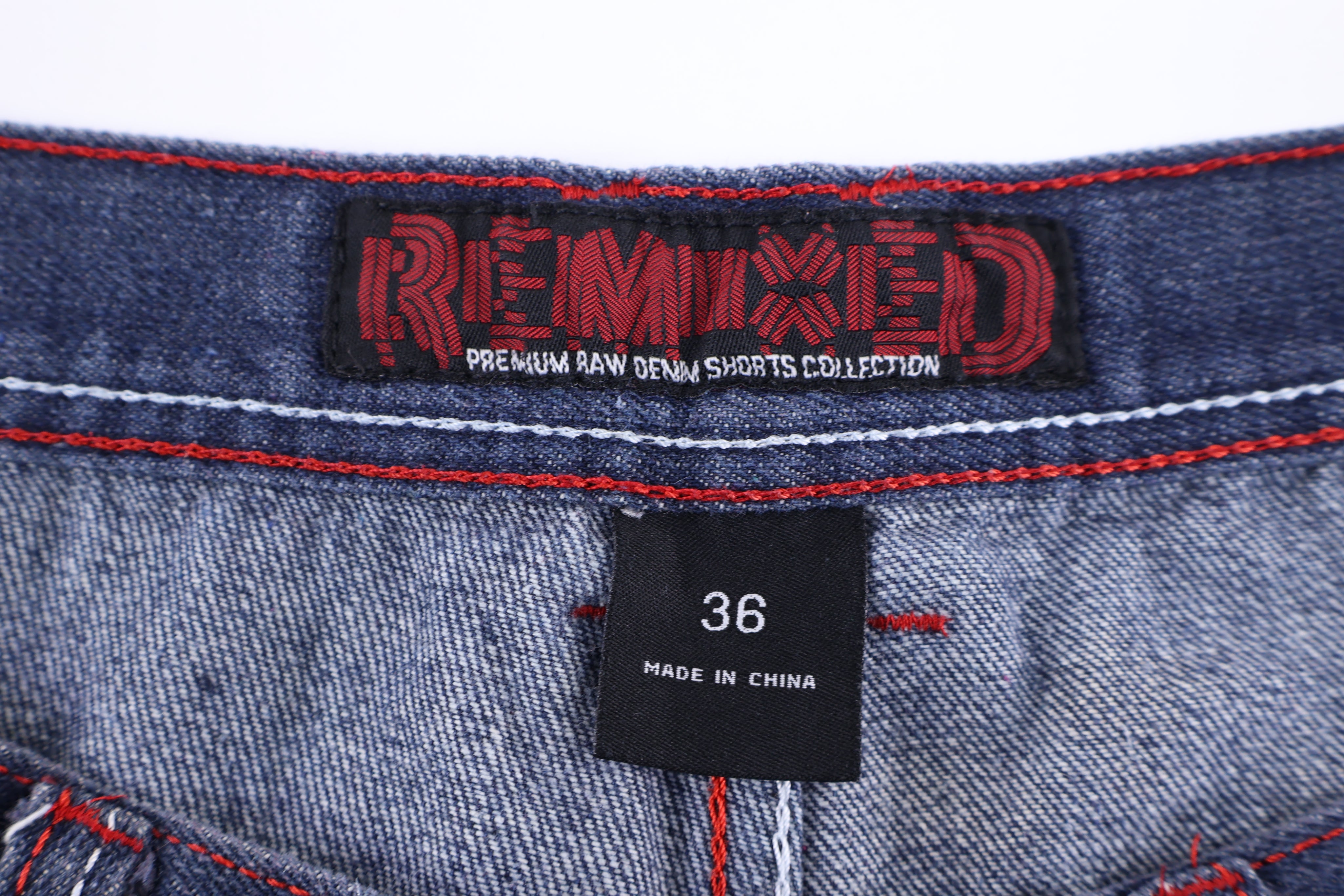 Y2K Remixed Dark Wash Denim Shorts