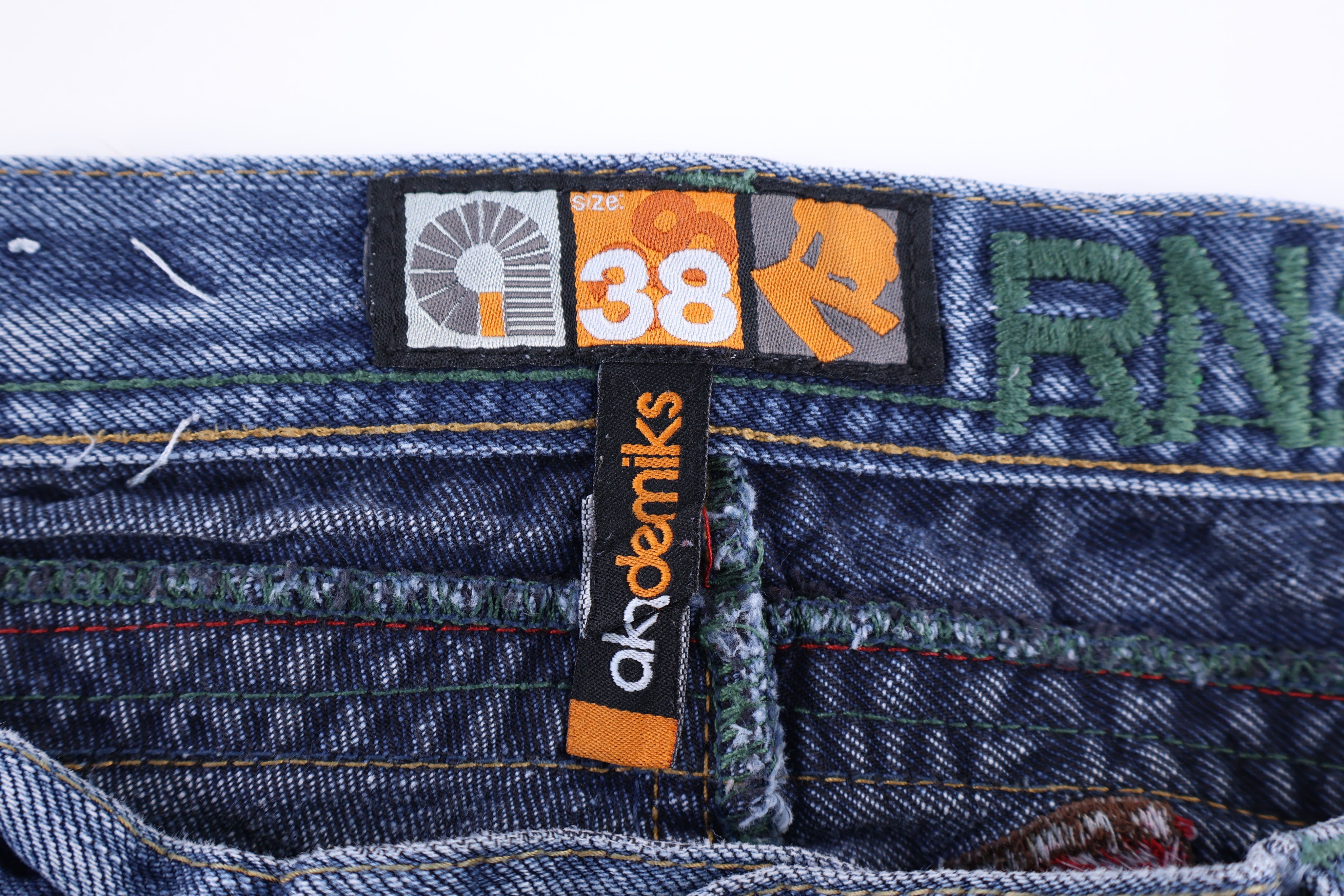Y2K Akademiks Embroidered Denim Jeans