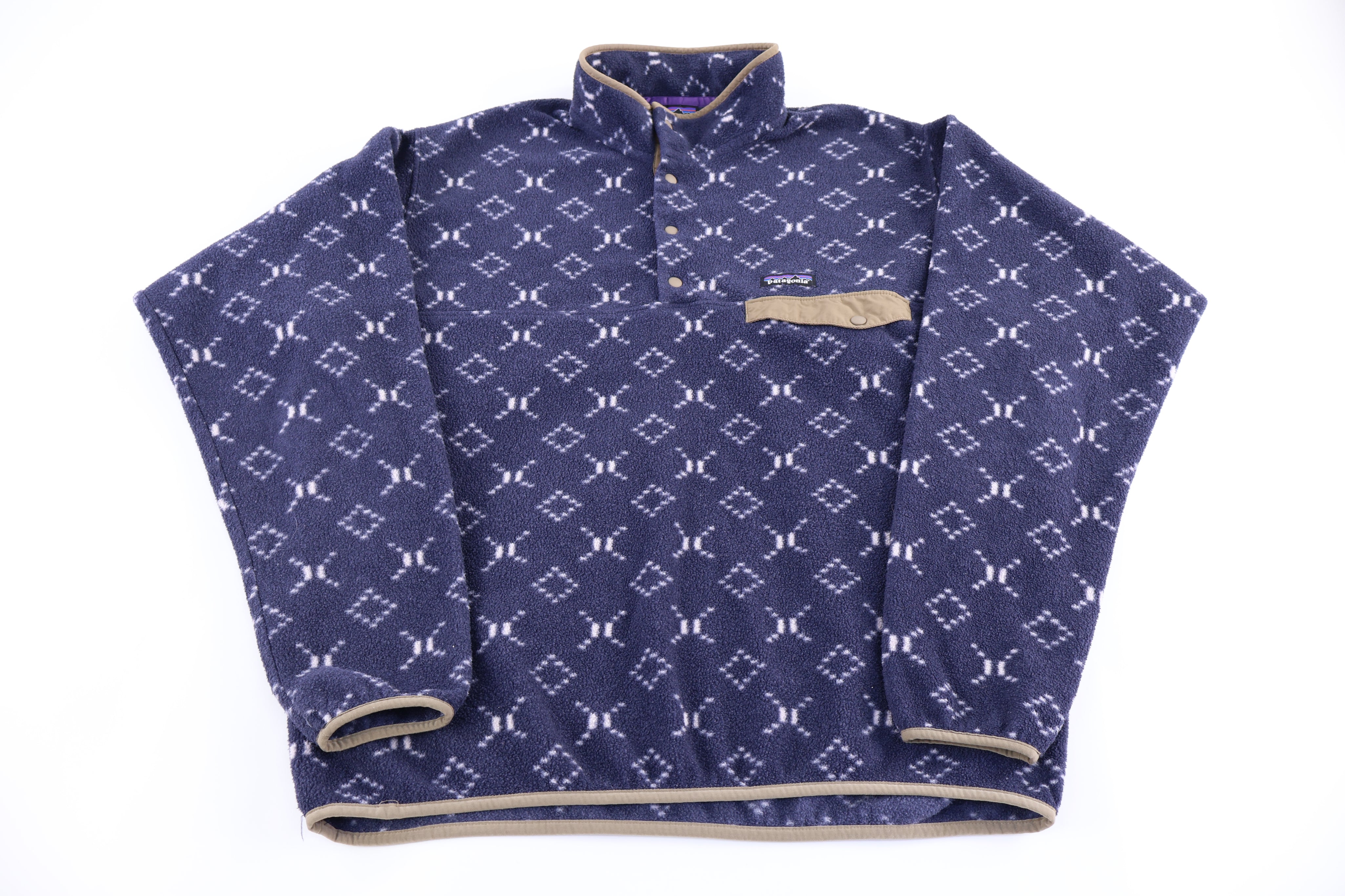 Patagonia Synchilla Logo Patch Snap-T Fleece Pullover
