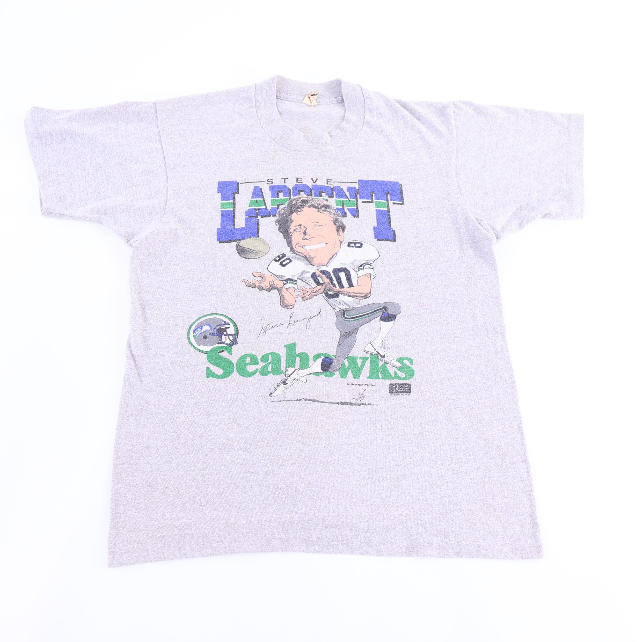 80's Seattle Seahawks Steve Largen T-shirt