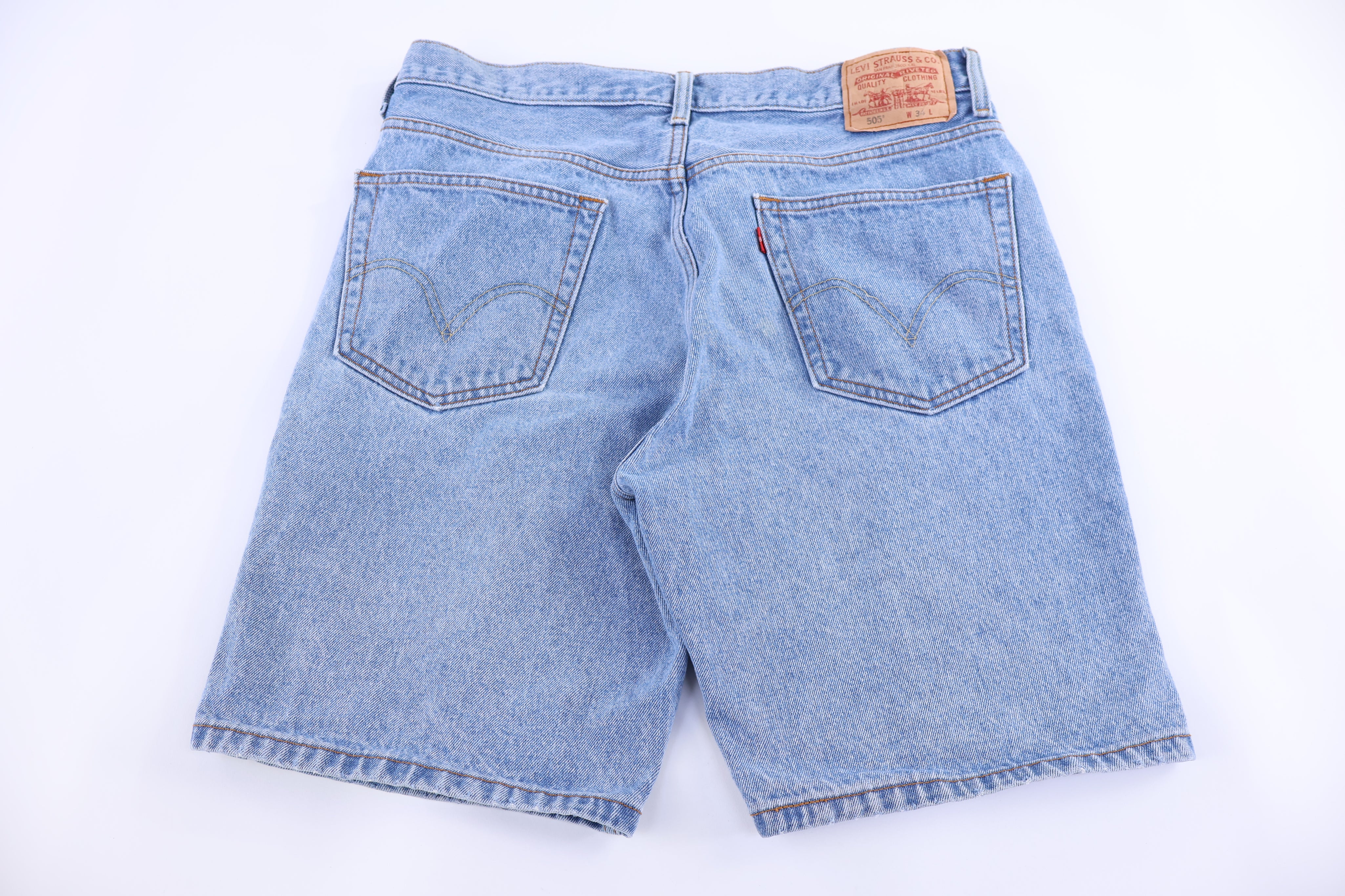 Levi's 505 Light Wash Denim Shorts