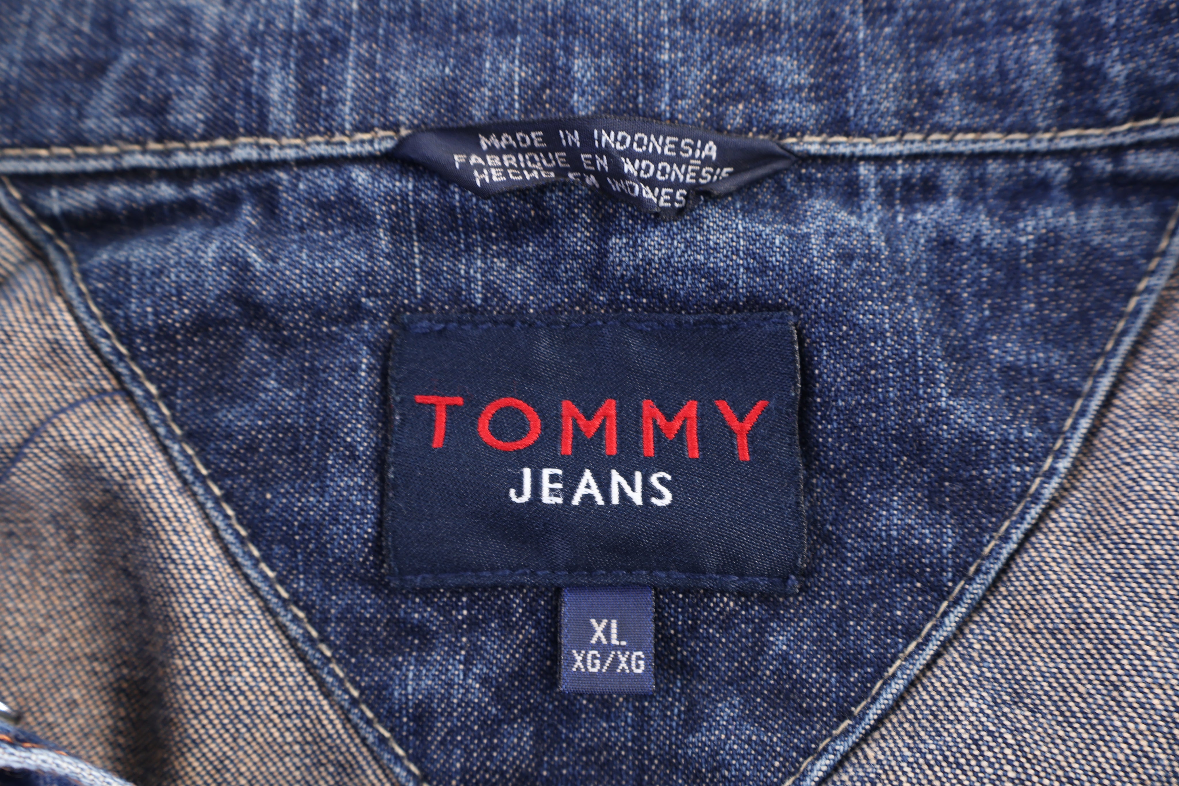 Vintage Tommy Hilfiger Dark Wash Denim Jacket