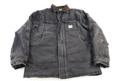 Carhartt Logo Patch Black Full Zip Jacket
