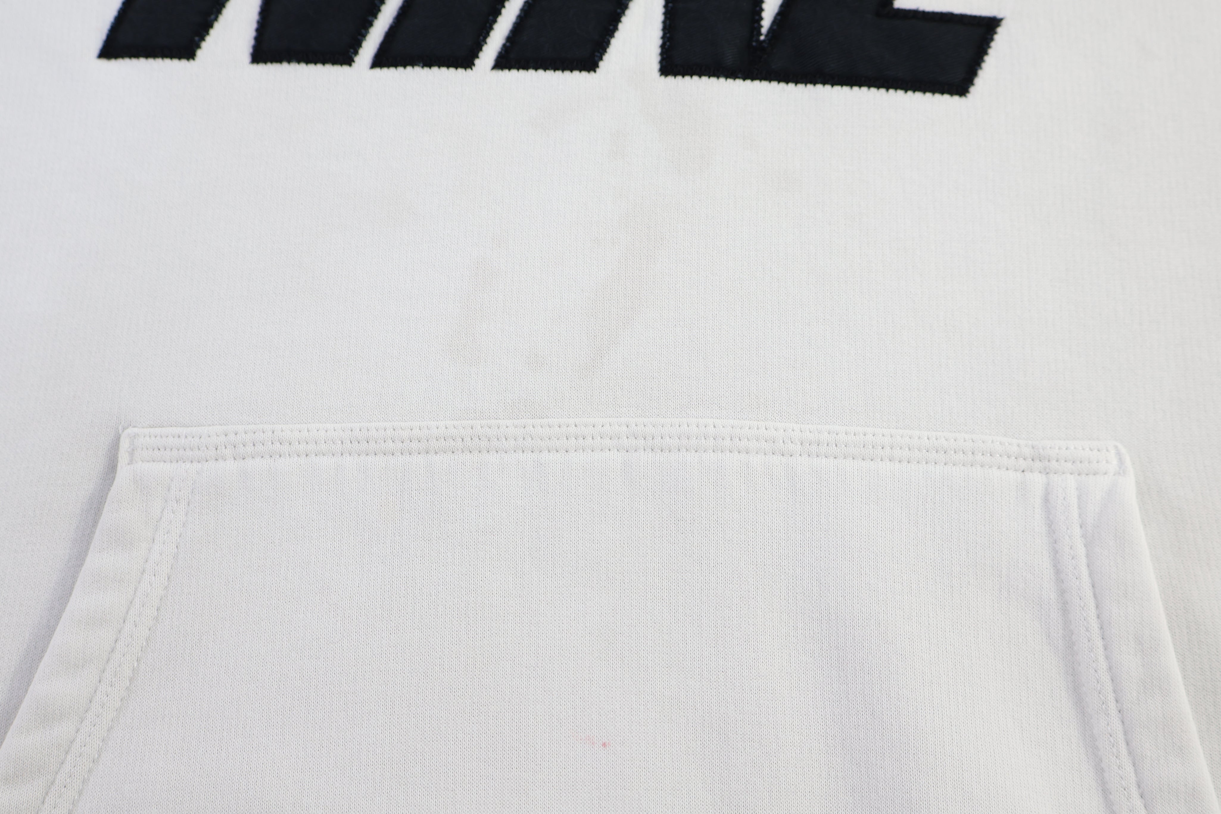 Nike Embroidered Logo White Pullover Hoodie